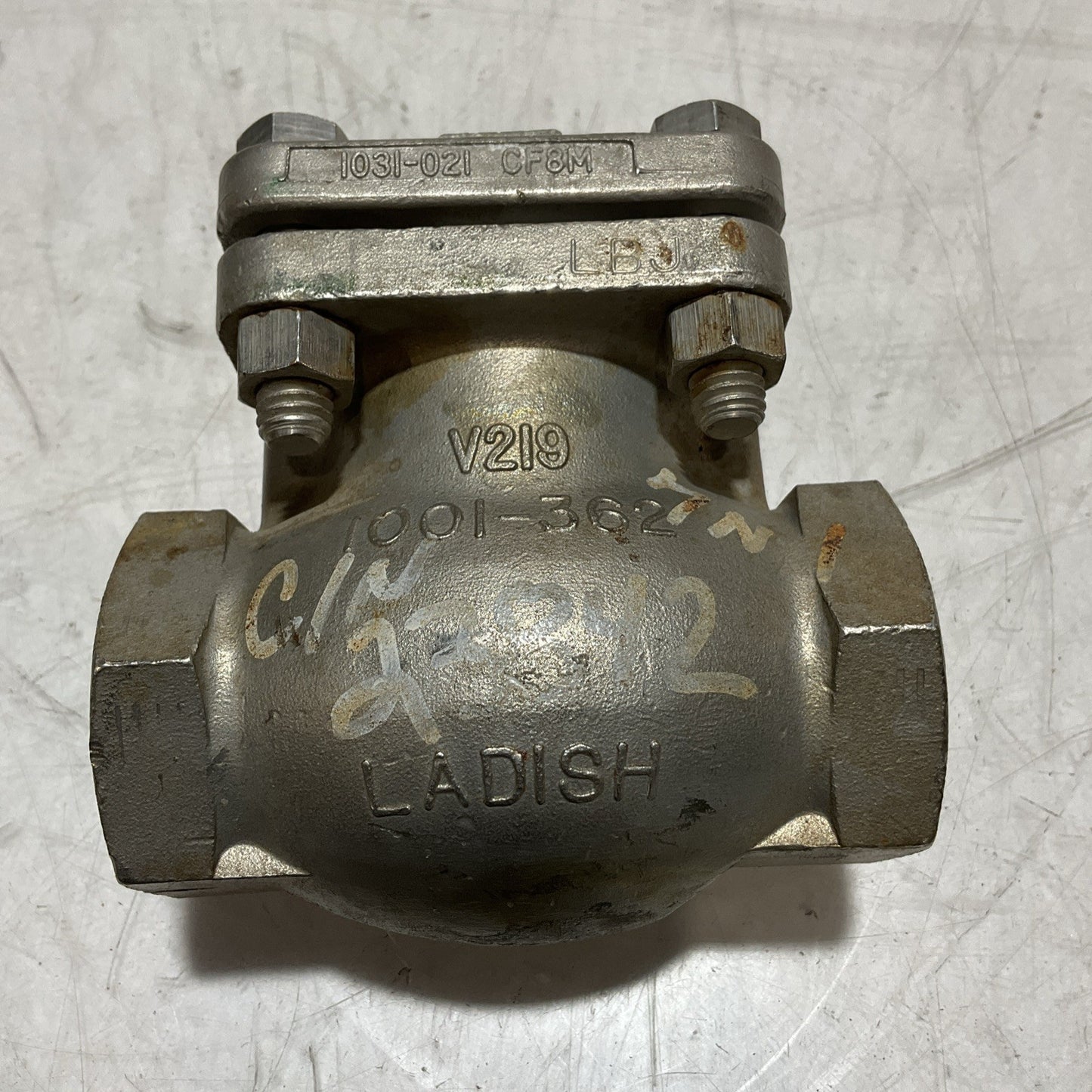 LADISH CO 5270-0607-10A 1031-021 CF8M 1001-362 V219 VALVE U3S