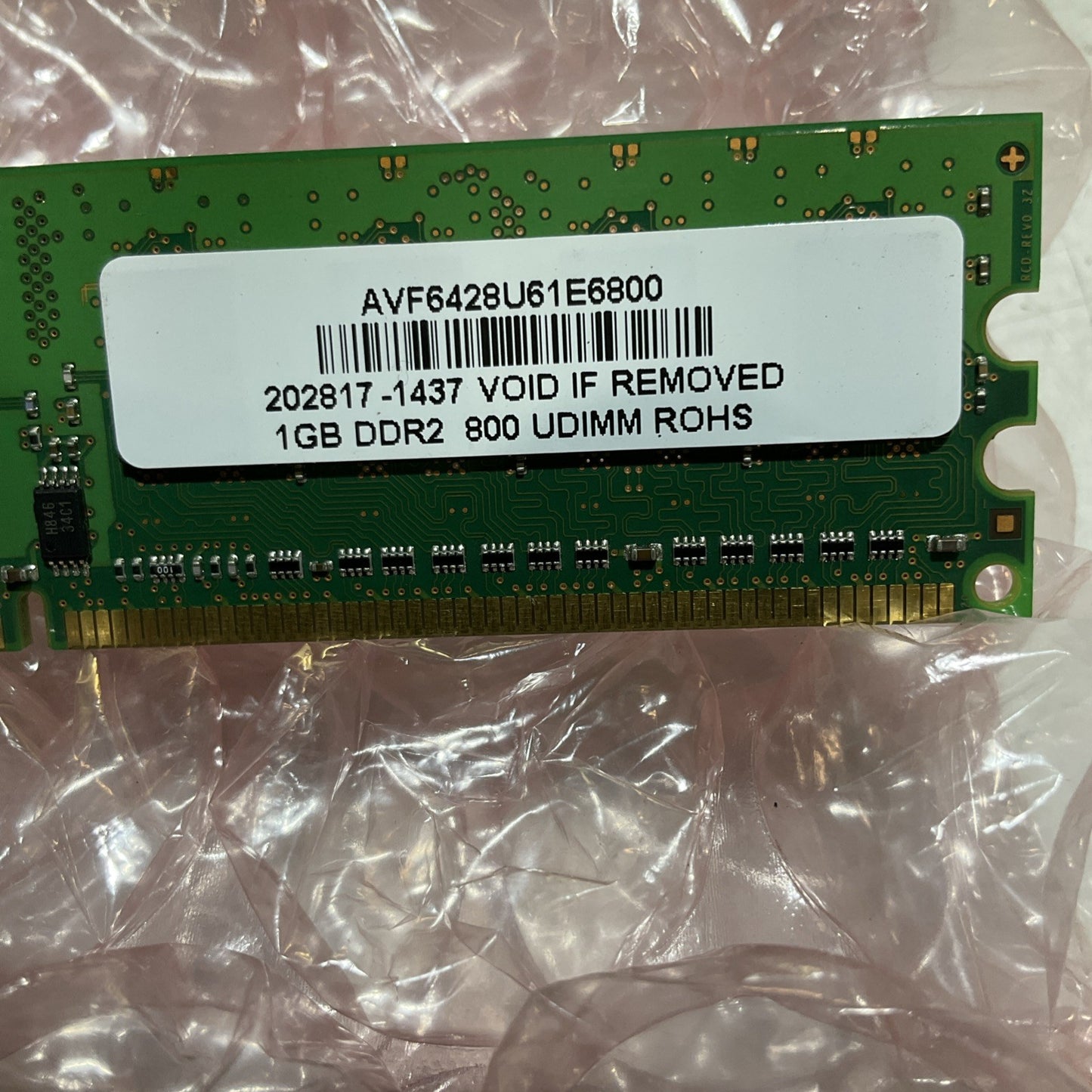 AVANT AVF6428U661E6800 1GB DDR2 800 UDIMM ROHS U3S