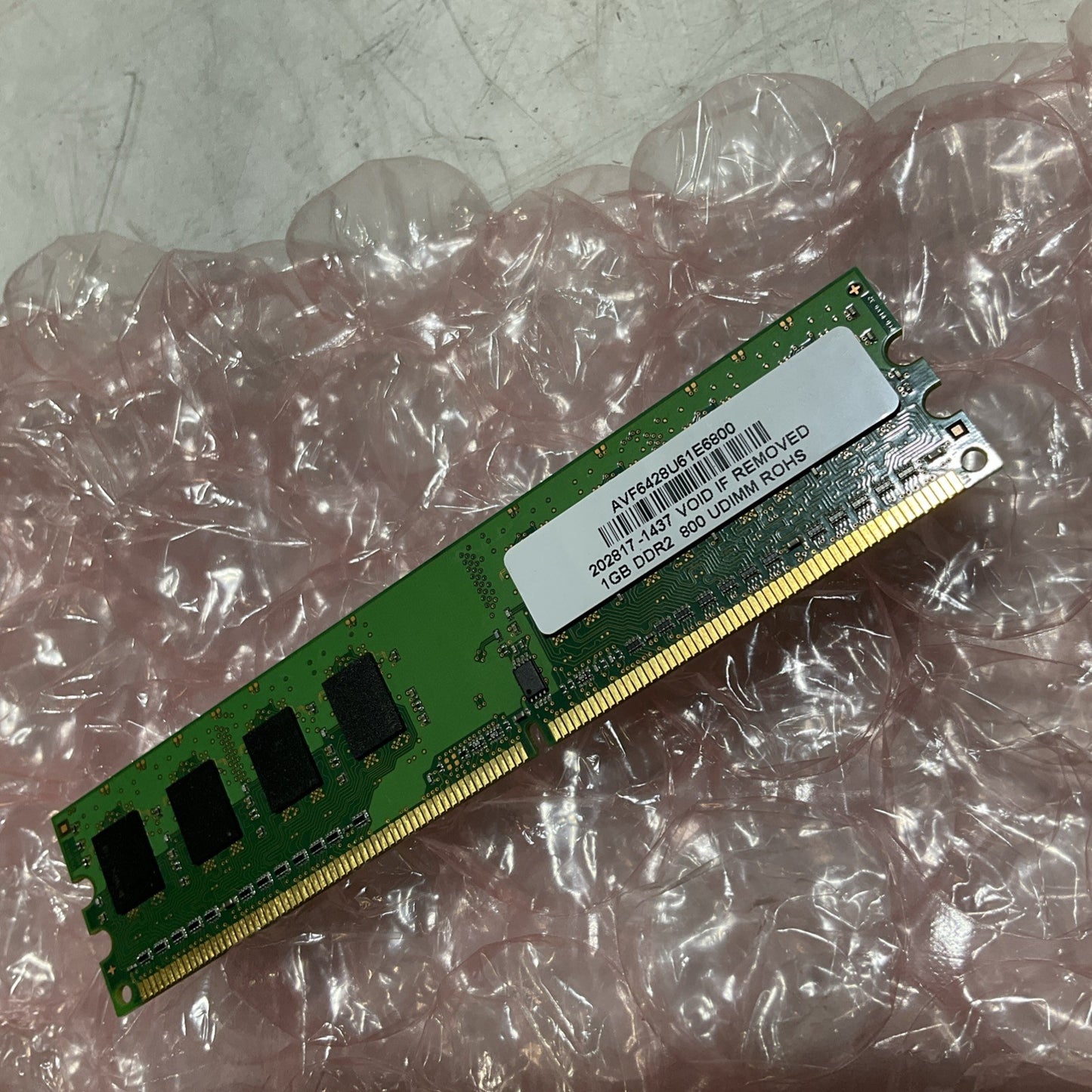 AVANT AVF6428U661E6800 1GB DDR2 800 UDIMM ROHS U3S