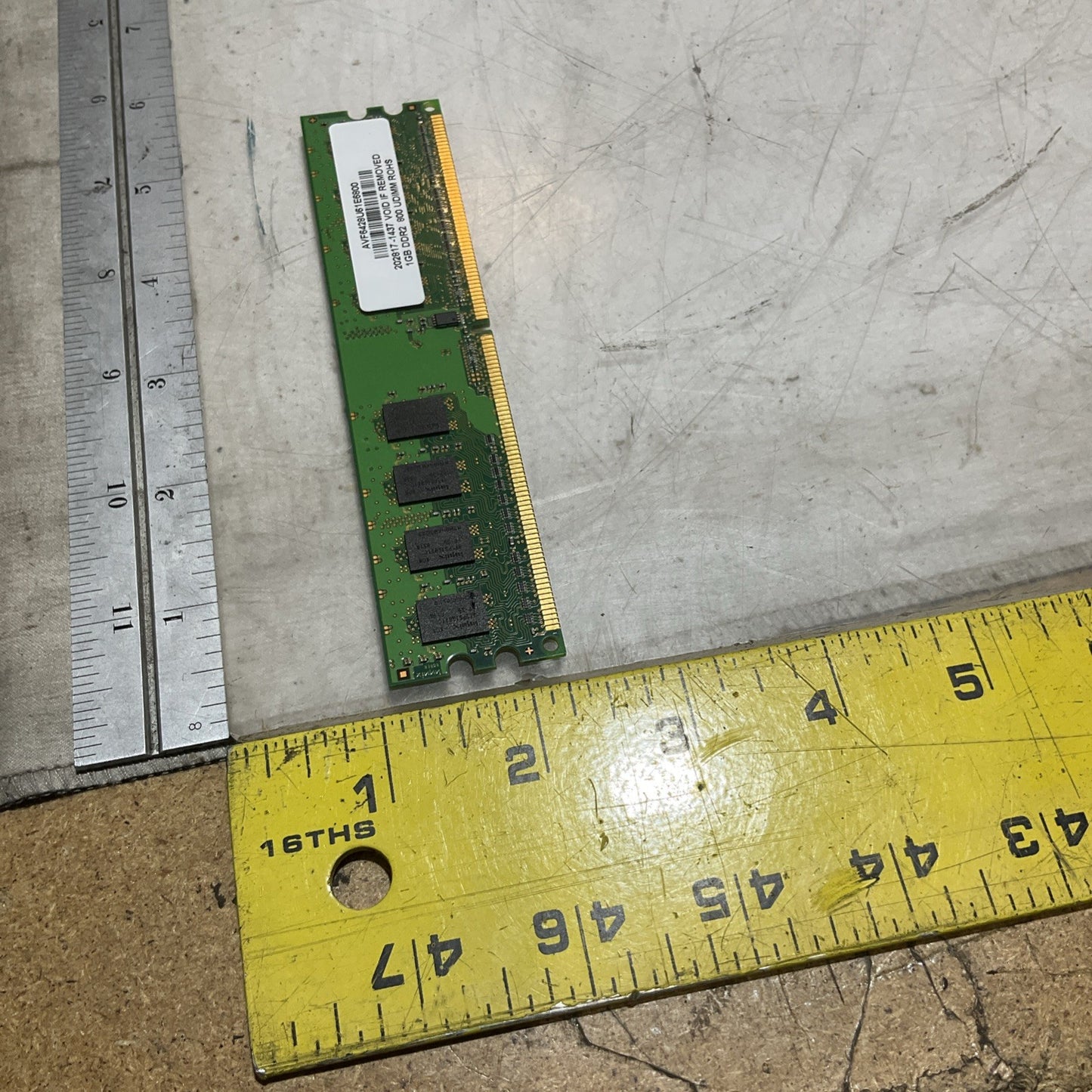 AVANT AVF6428U661E6800 1GB DDR2 800 UDIMM ROHS U3S