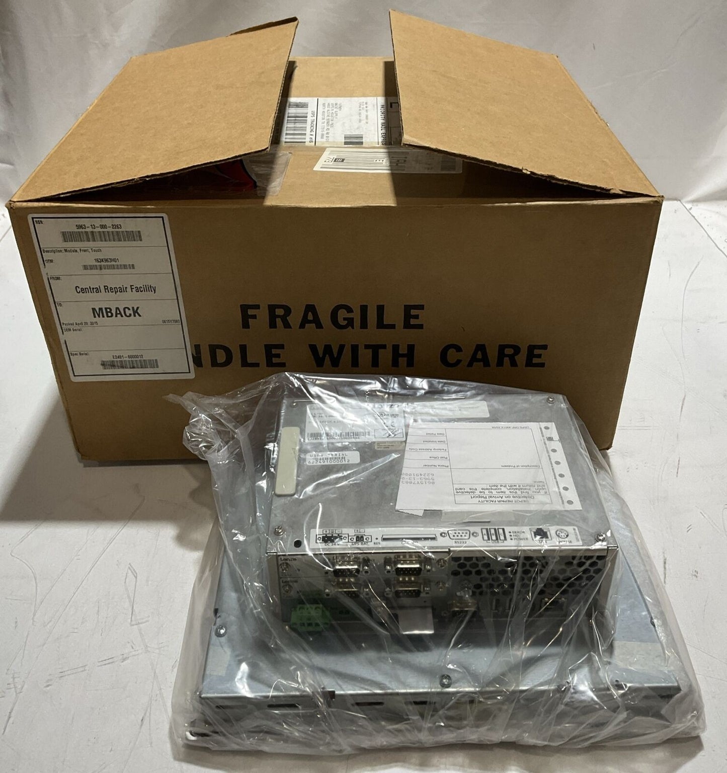 LENZE 3401-0005 OPERATOR INTERFACE TOUCHSCREEN EL 1700 U3S