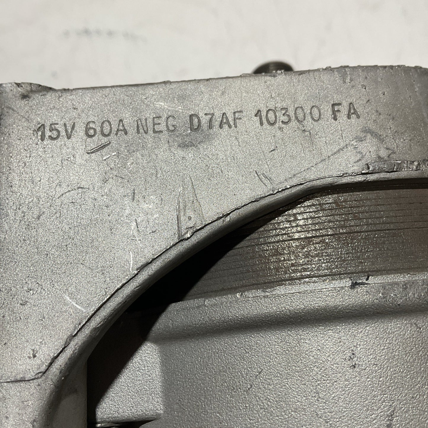 MOTORCRAFT 10300FA-D7AF-60A-NEC 15V ALTERNATOR U3S