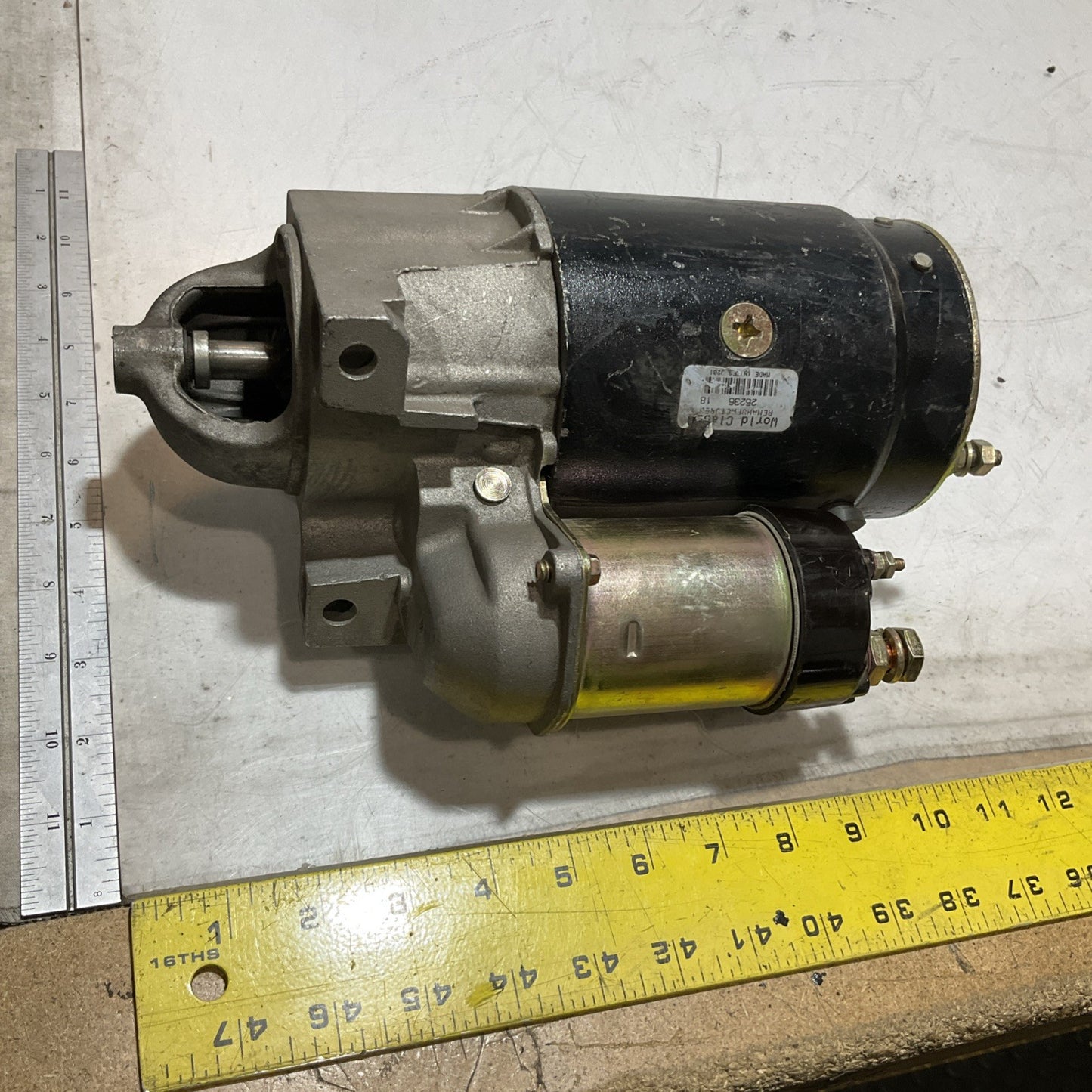 DELCO REMY 25236 PREMIUM REMANUFACTURE STARTER MOTOR U3S
