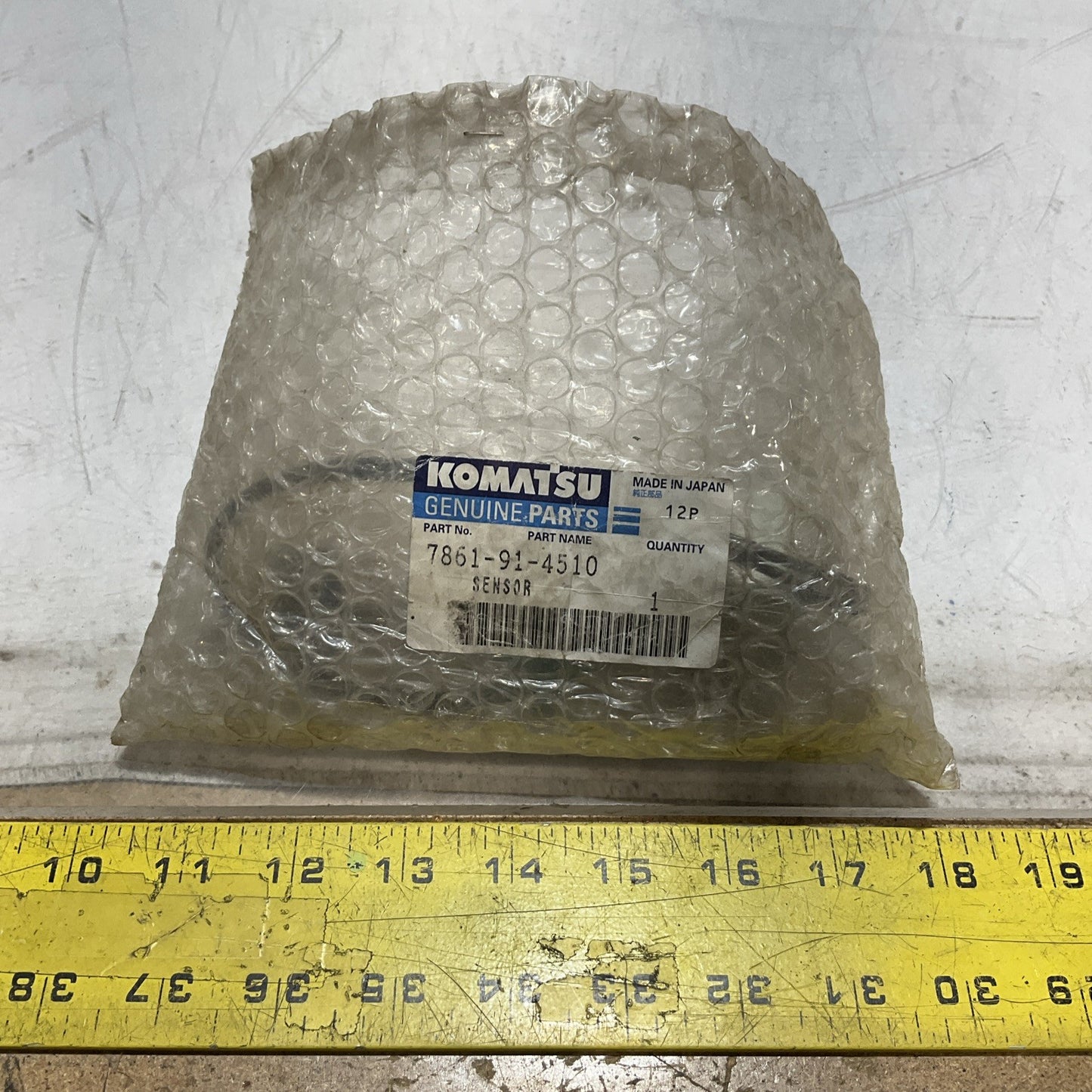 KOMATSU 7861-91-4510 WATER LEVEL SENSOR 222-U3S
