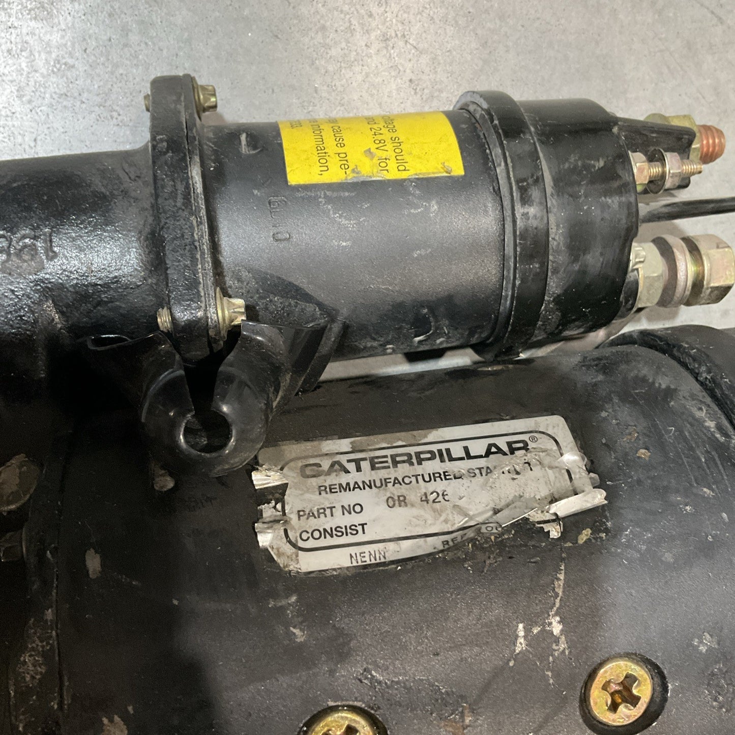 DELCO-REMY 1987631 08-426 CATERPILLAR MOTOR STARTER U3S
