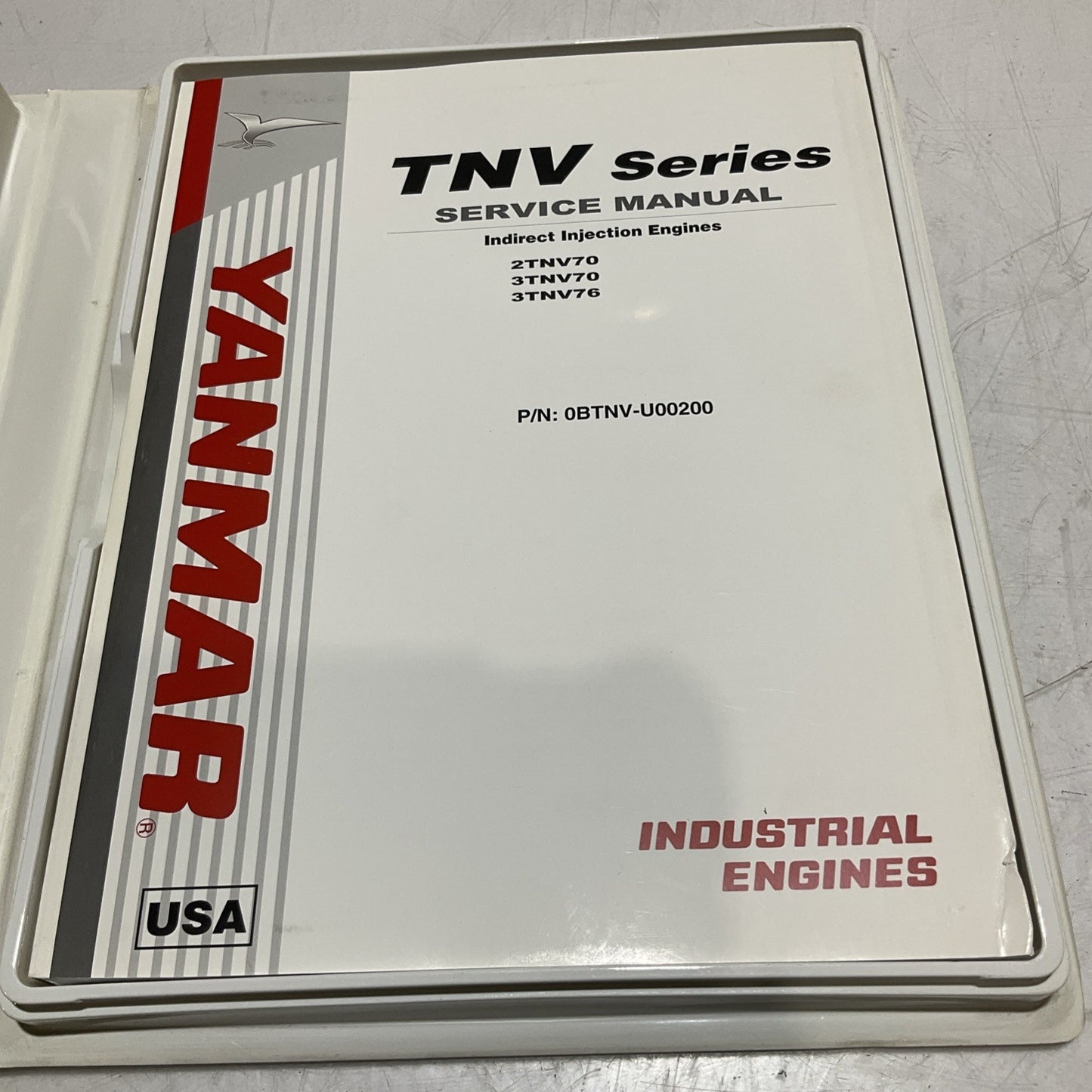 YANMAR DIESEL TNV YVTKDVD-TNV1 0BTNV-U00200 SERVICE TRAINING MANUAL DVD U3S