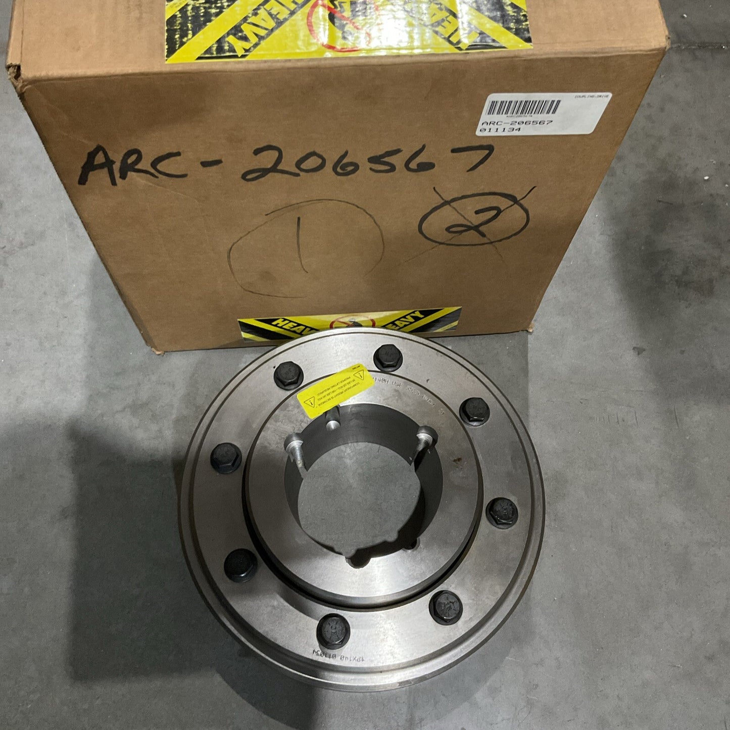 DODGE PX1401H0111054 PX140H TAPER LOCK TIRE COUPLING FLANGE DRIVE 3535 K9S