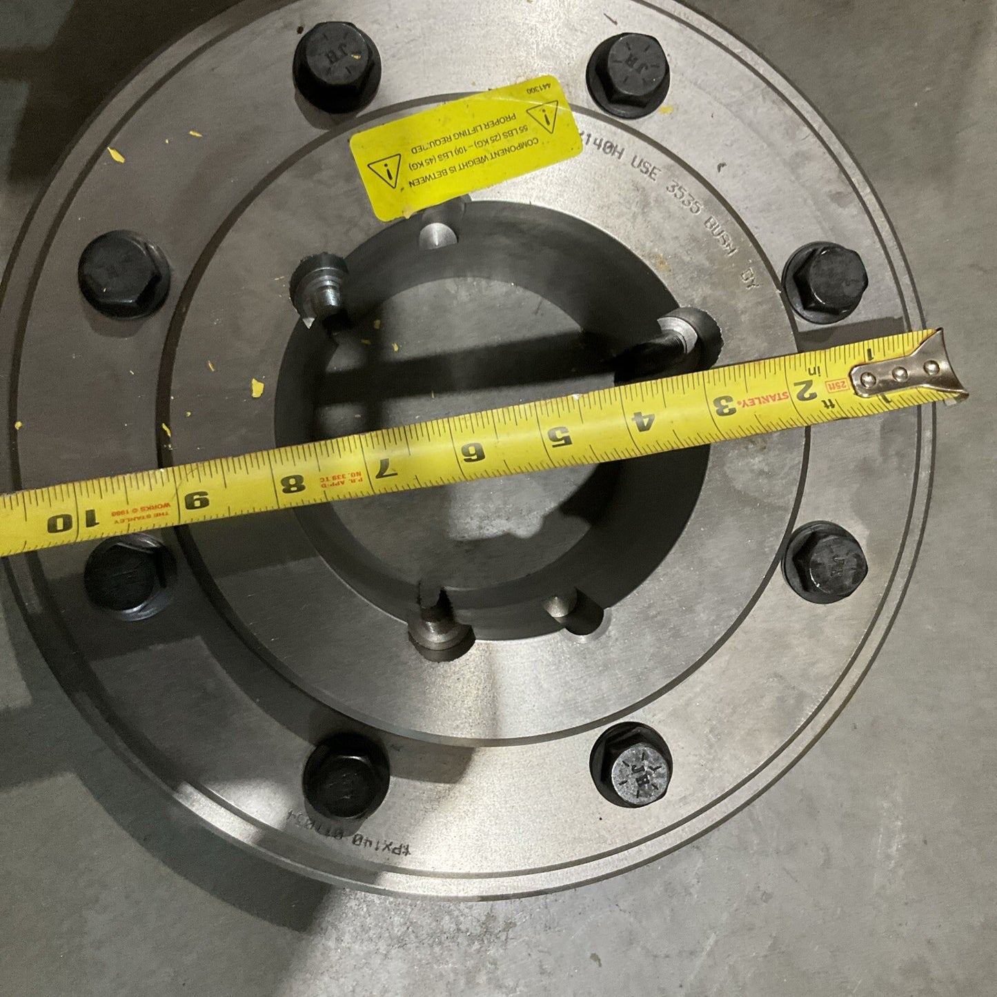 DODGE PX1401H0111054 PX140H TAPER LOCK TIRE COUPLING FLANGE DRIVE 3535 K9S