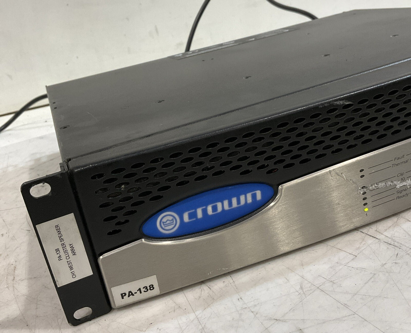 CROWN AUDIO CTS 3000 POWER AMPLIFIER 120V 60HZ T9A