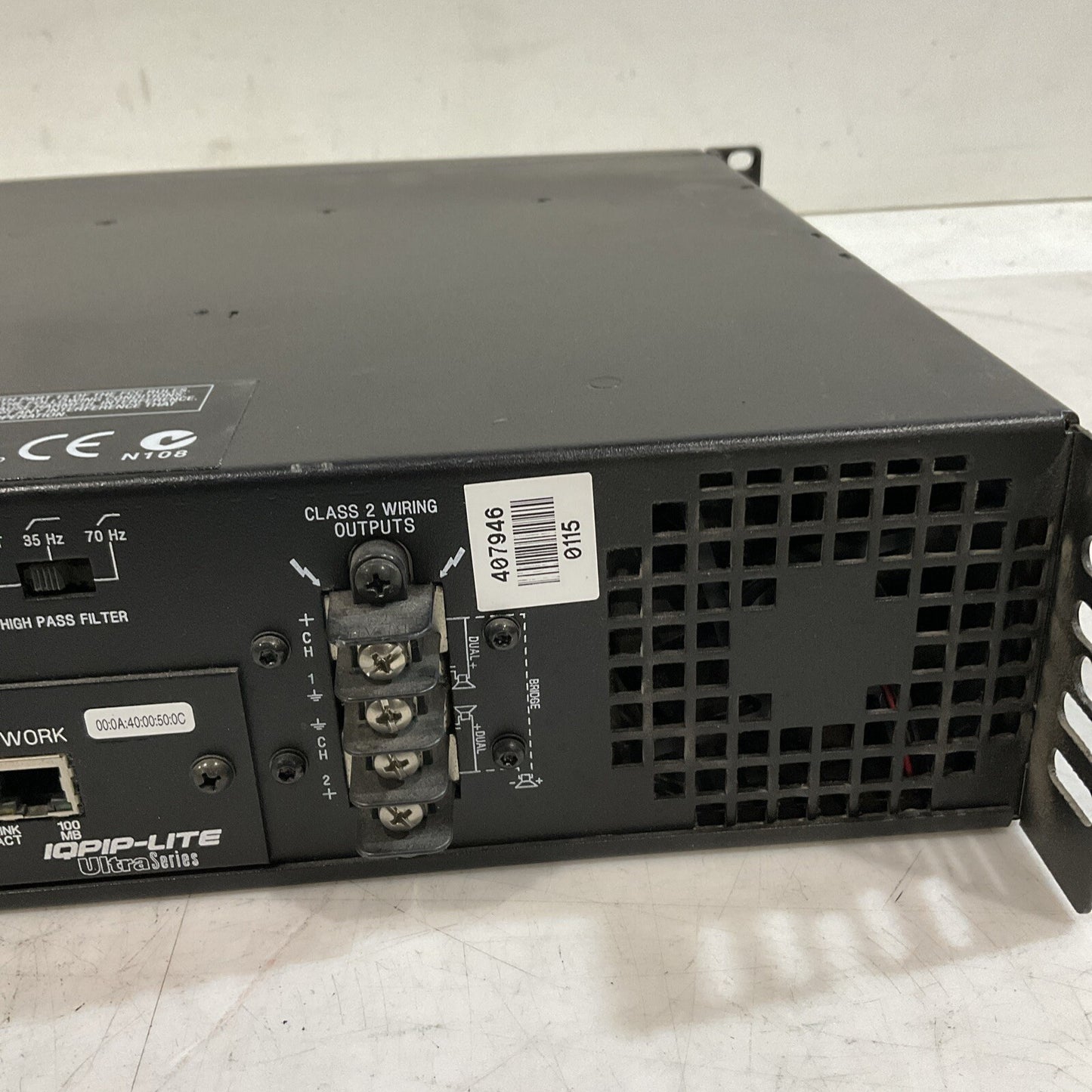CROWN AUDIO CTS 3000 POWER AMPLIFIER 120V 60HZ T9A