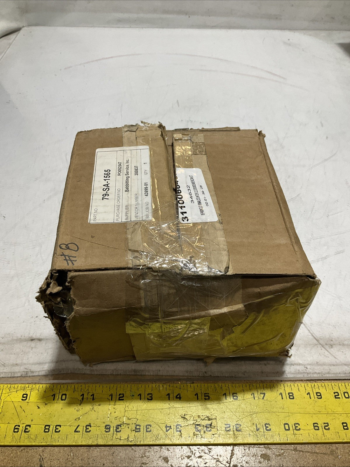 BABBITTING SERVICE 79-SA-1565 BSI 43999-01 COUNTER CLOCK JOURNAL BEARING 373