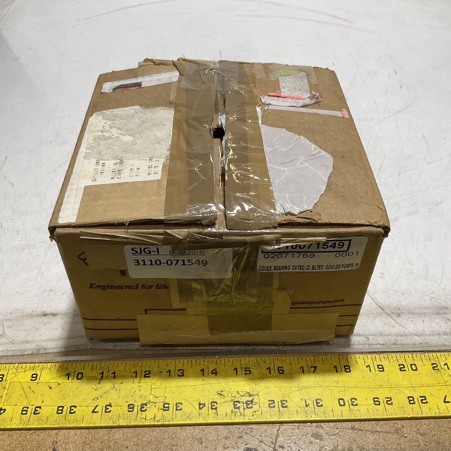 GOULDS PUMPS INC. 102-86 66393 6X2 BEARING COVER 373