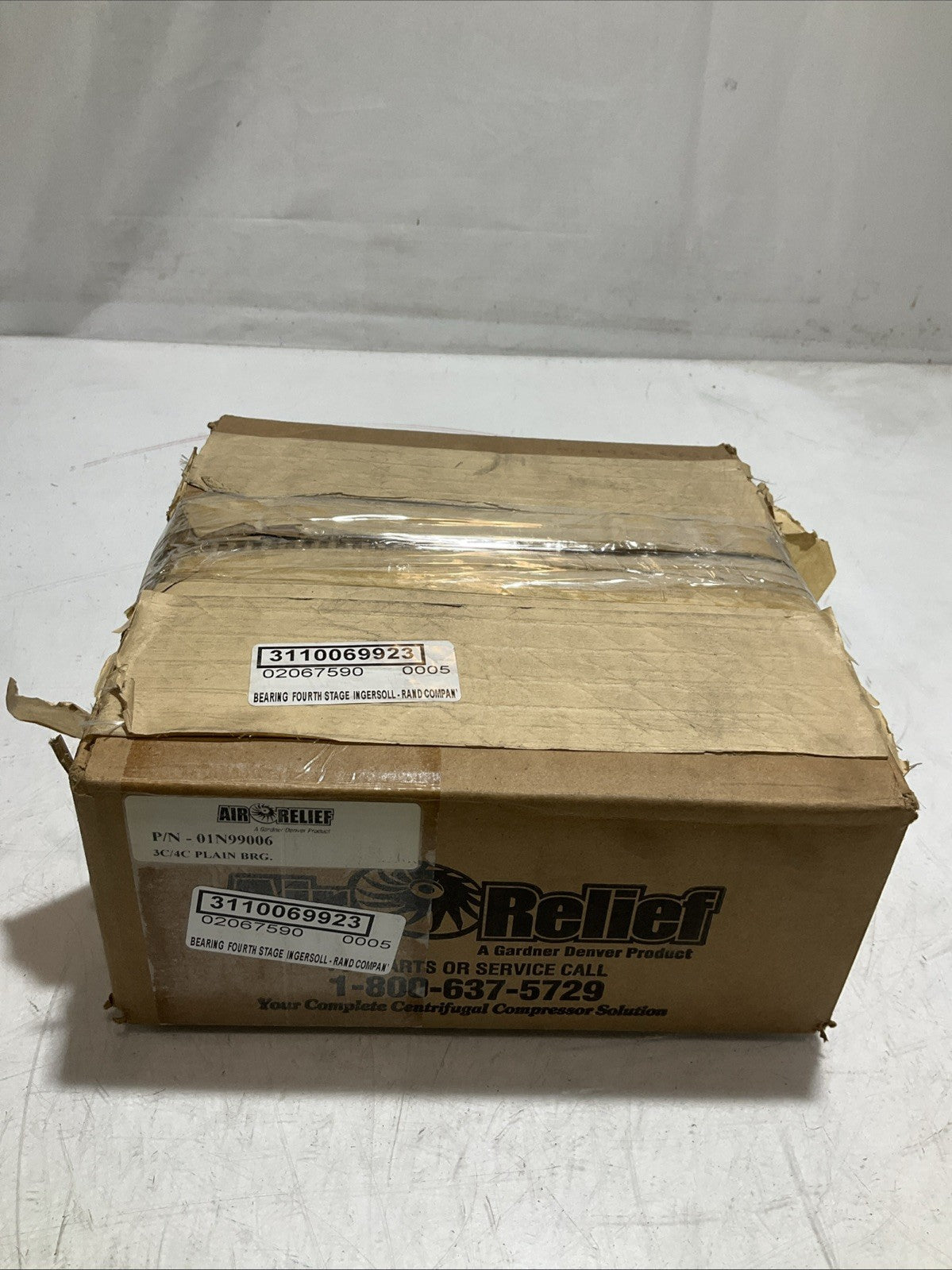 AIR RELIEF 01N99006 3C/4C PLAIN BEARING FOURTH STAGE INGERSOLL 373