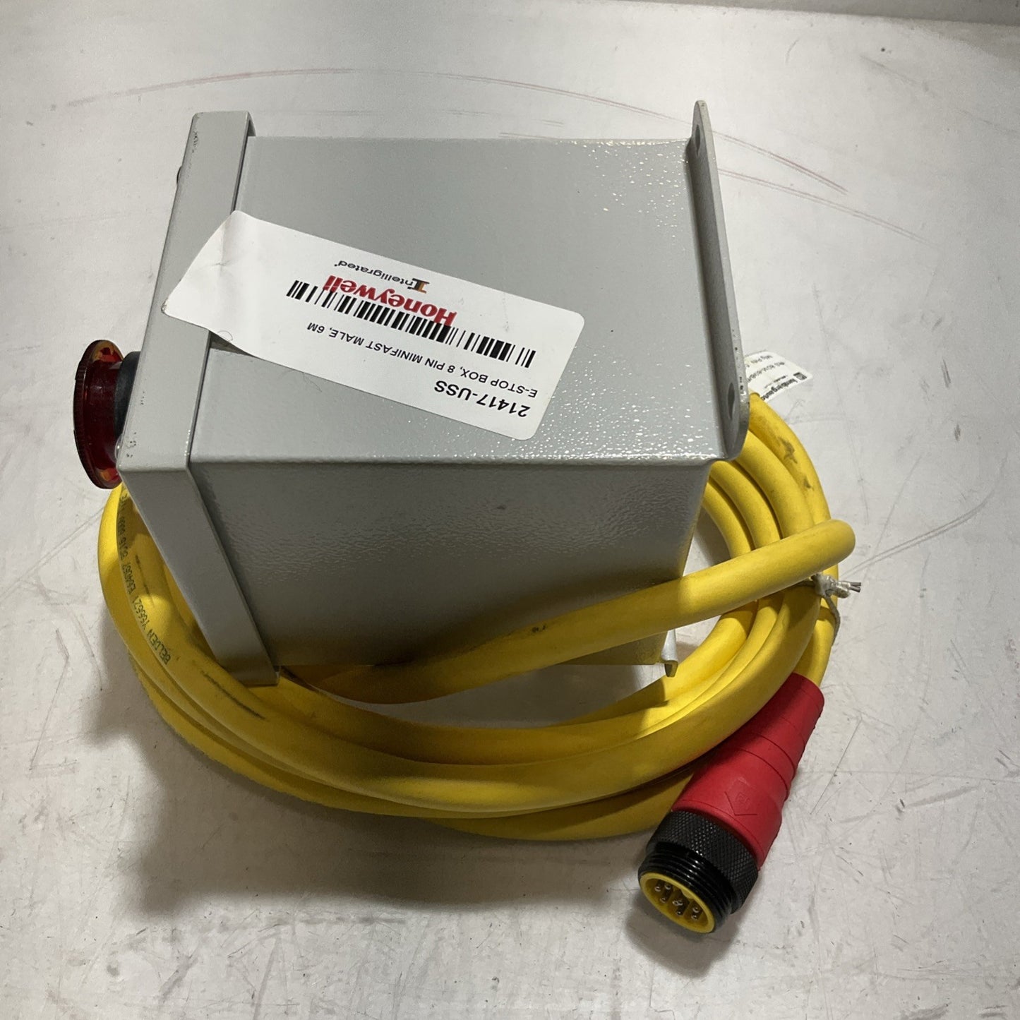 HONEYWELL 21417-USS EMERGENCY- STOP BOX 8 PIN MINIFAST LUMBERG MALE 6M U3S