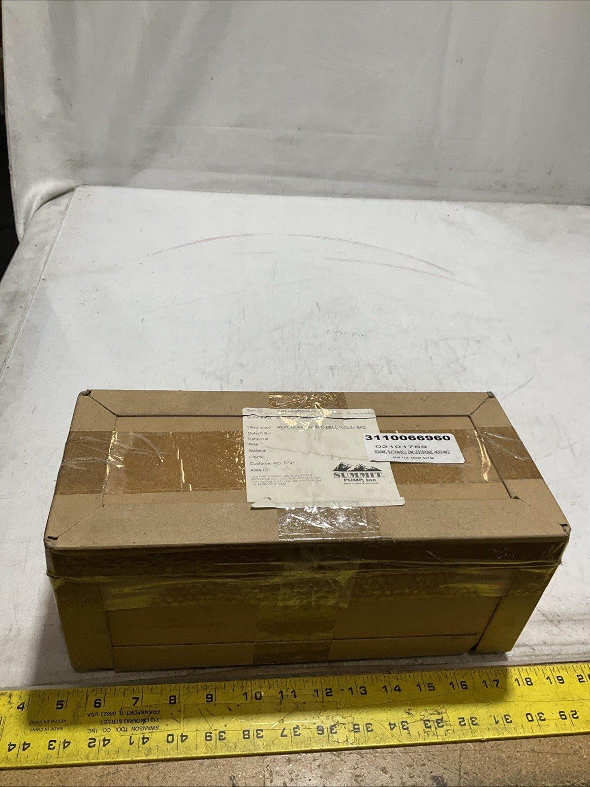 SUMMIT SPX24236 REPL SUCTION BELL BEARING BRONZE WORTHING 373