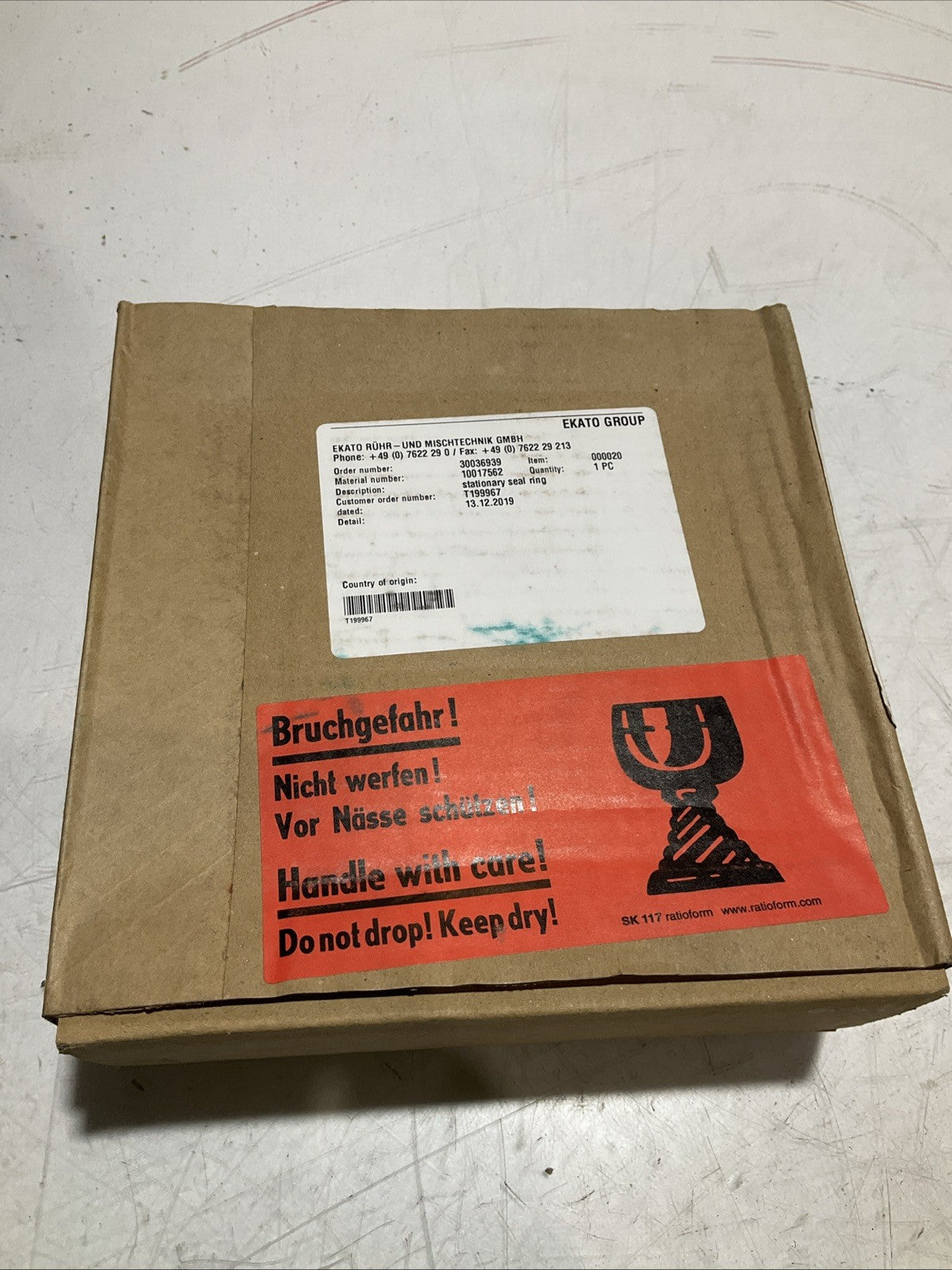 EKATO GROUP CORP 30036939-30025270 060VITON STATIONARY MECHANICAL SEAL KIT 373