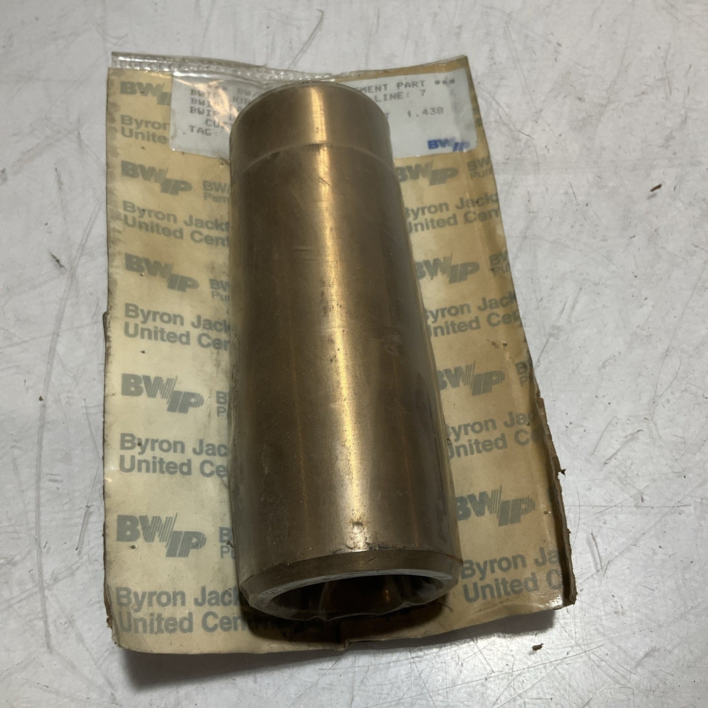 BWIP BYRON JACKSON 169286FJ BRASS CASE BEARING 1-7/16IN ID X 1-3/4IN OD 678