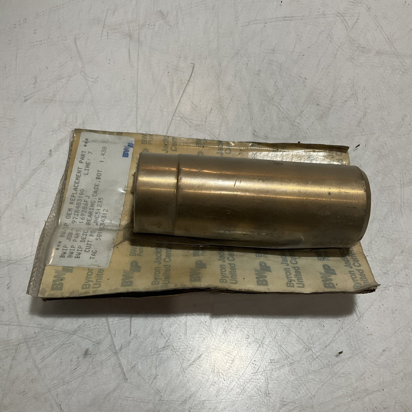 BWIP BYRON JACKSON 169286FJ BRASS CASE BEARING 1-7/16IN ID X 1-3/4IN OD 678