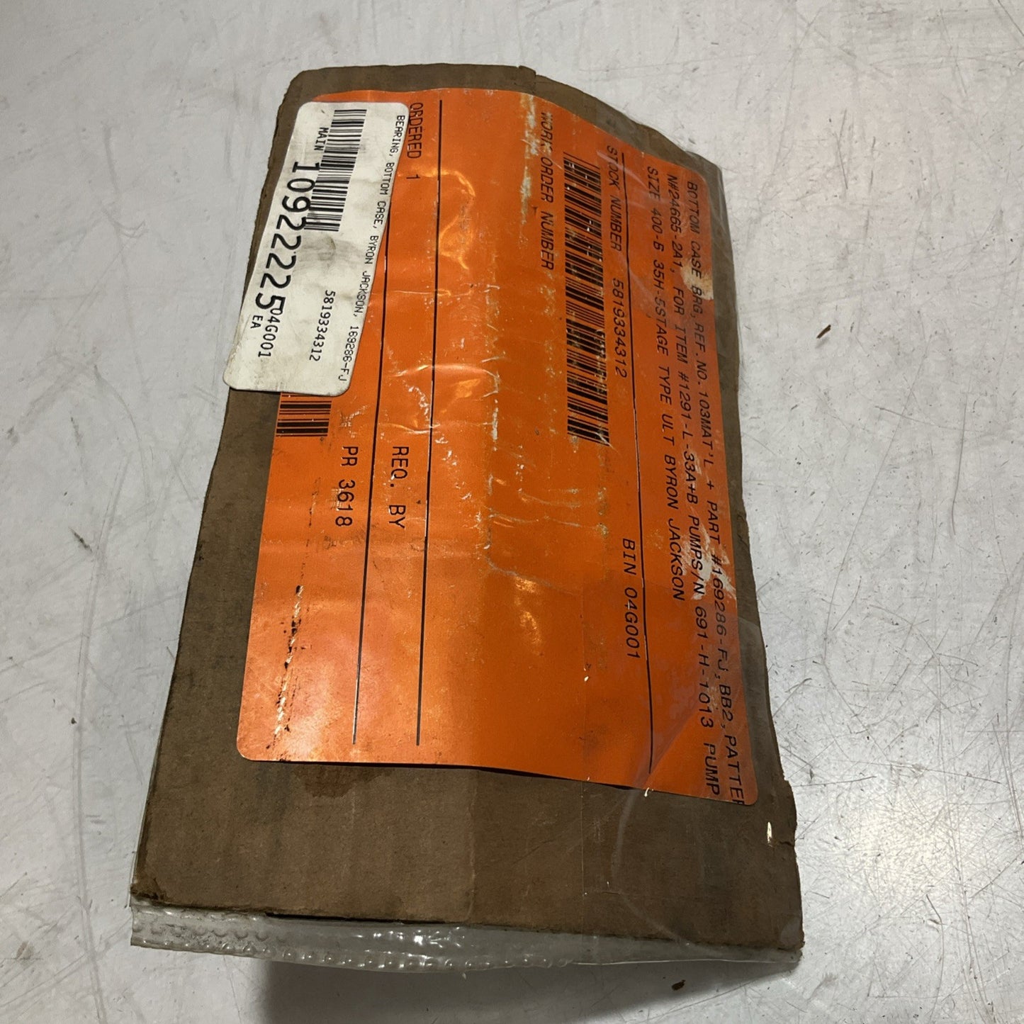 BWIP BYRON JACKSON 169286FJ BRASS CASE BEARING 1-7/16IN ID X 1-3/4IN OD 678