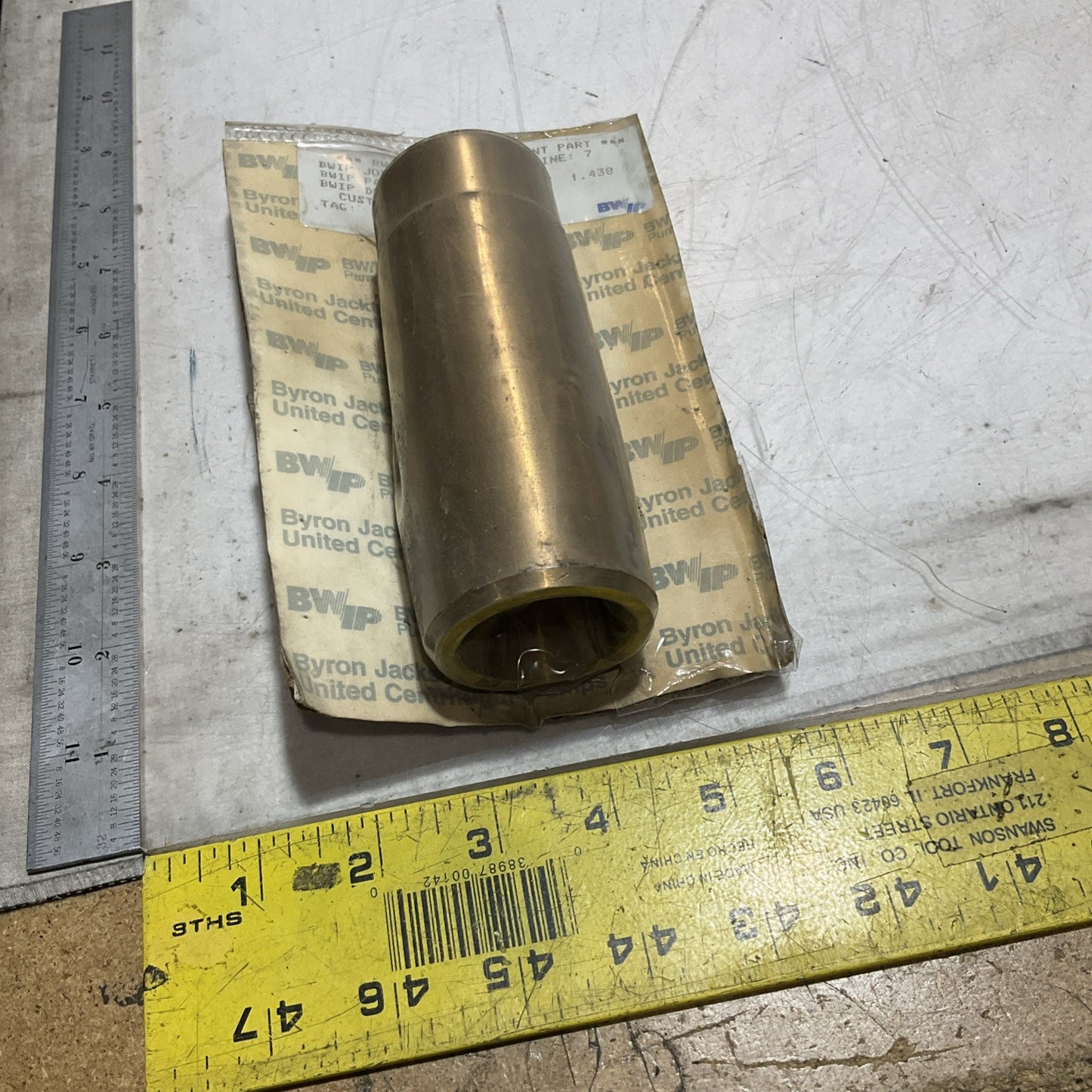 BWIP BYRON JACKSON 169286FJ BRASS CASE BEARING 1-7/16IN ID X 1-3/4IN OD 678