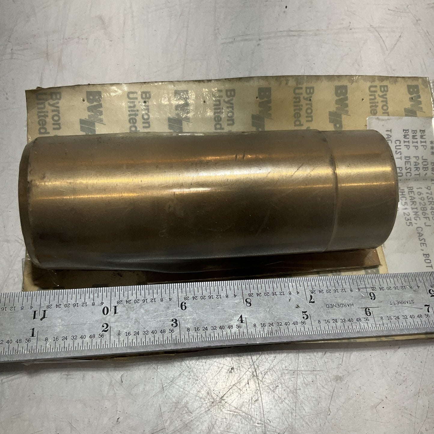 BWIP BYRON JACKSON 169286FJ BRASS CASE BEARING 1-7/16IN ID X 1-3/4IN OD 678