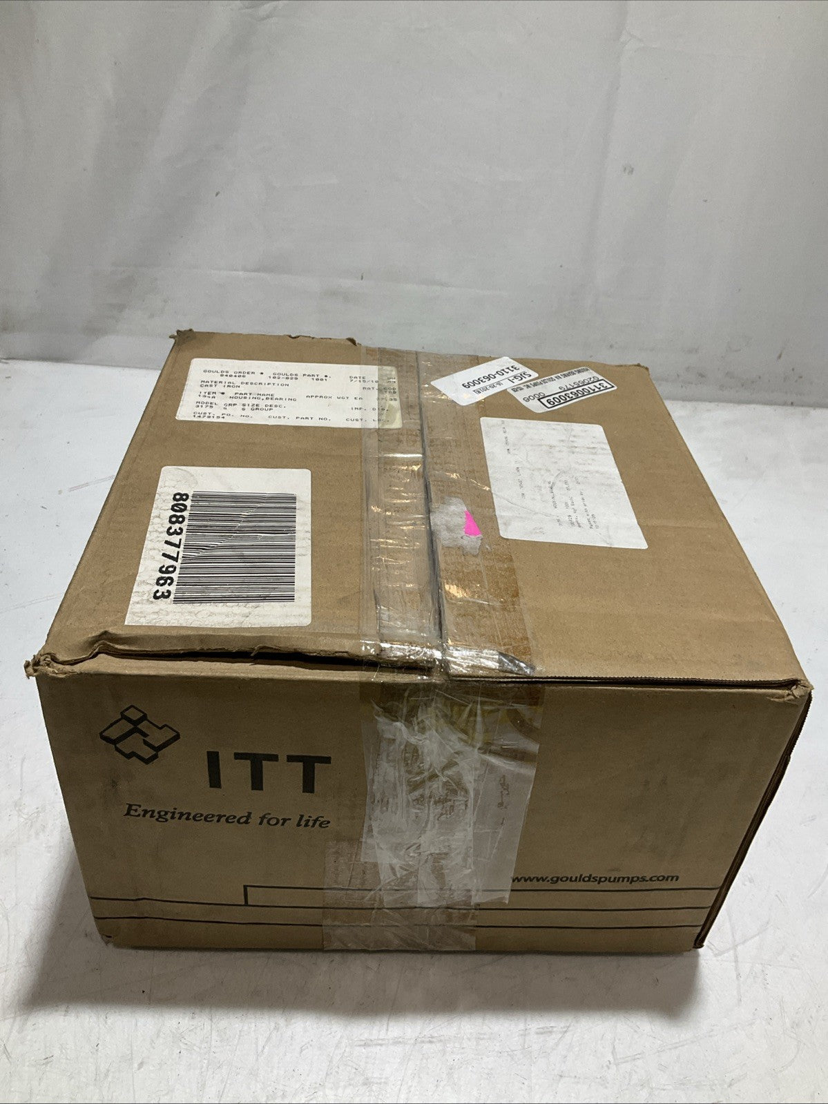 GOULDS 102-829 1001 134A BEARING HOUSING MODEL 135A 373