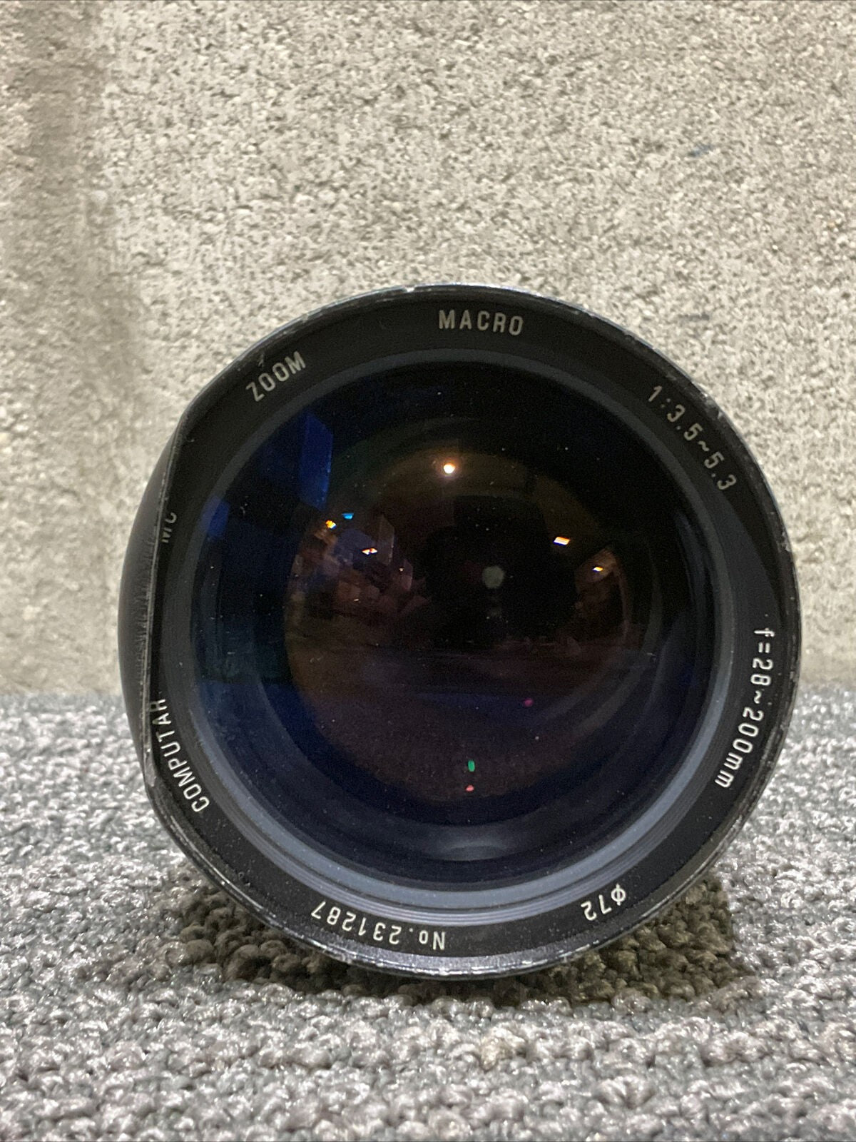 COMPUTAR 231287 MACRO ZOOM LENS 28-200mm 1:3.5-5.3 222