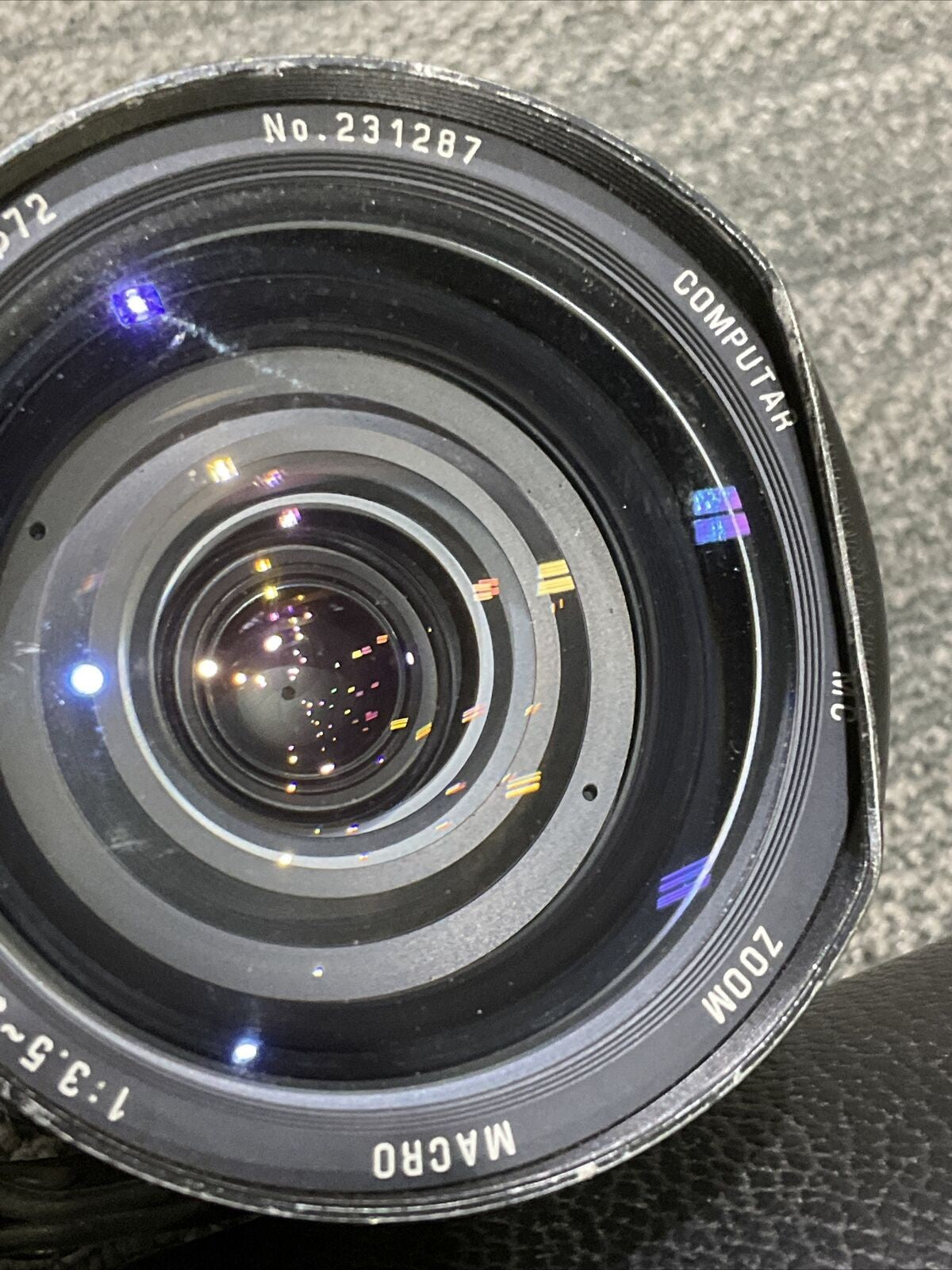 COMPUTAR 231287 MACRO ZOOM LENS 28-200mm 1:3.5-5.3 222