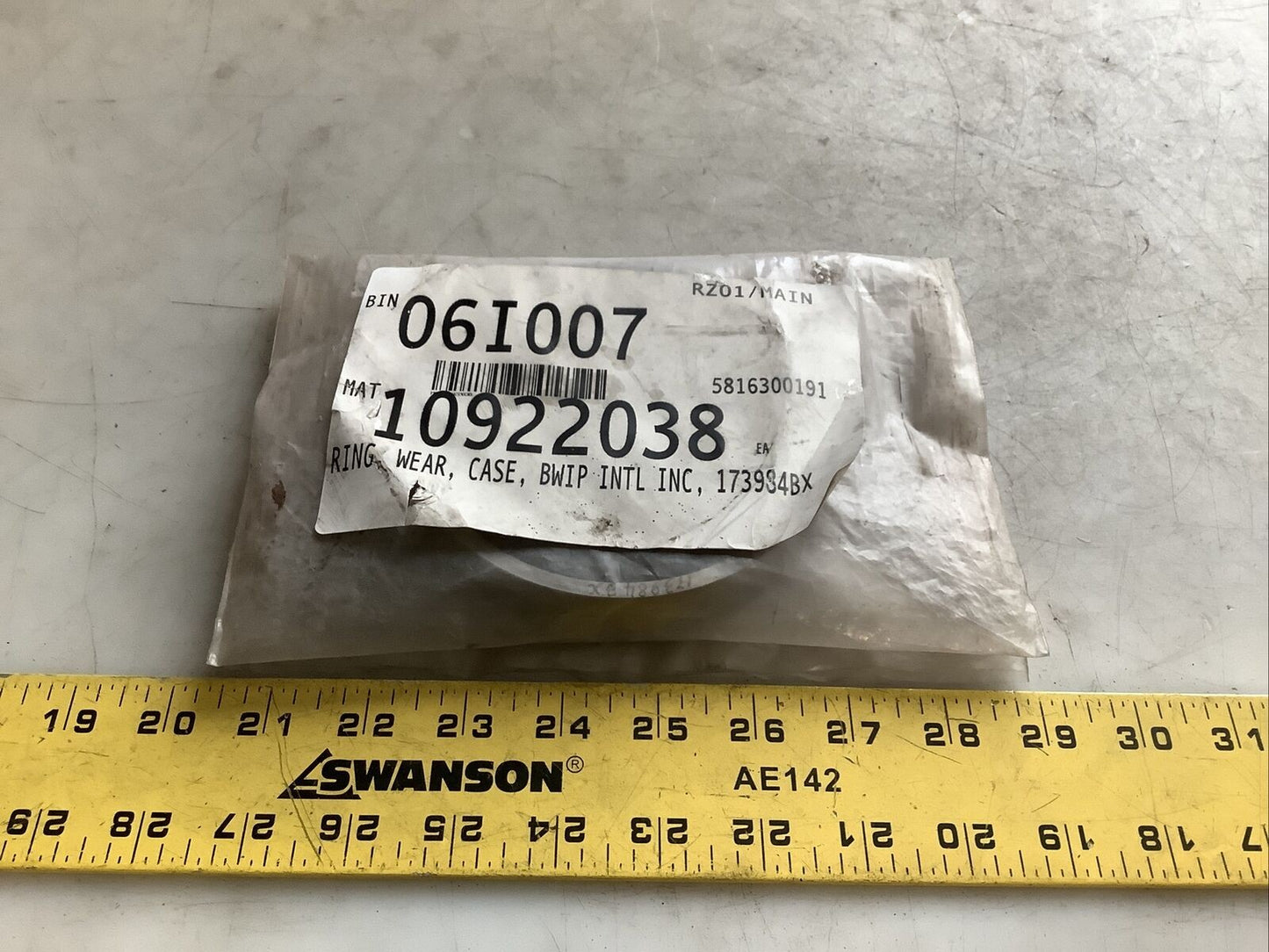 CATERPILLAR RUHRPUMPEN 173984BX RING CASE 4.478IN ID 678
