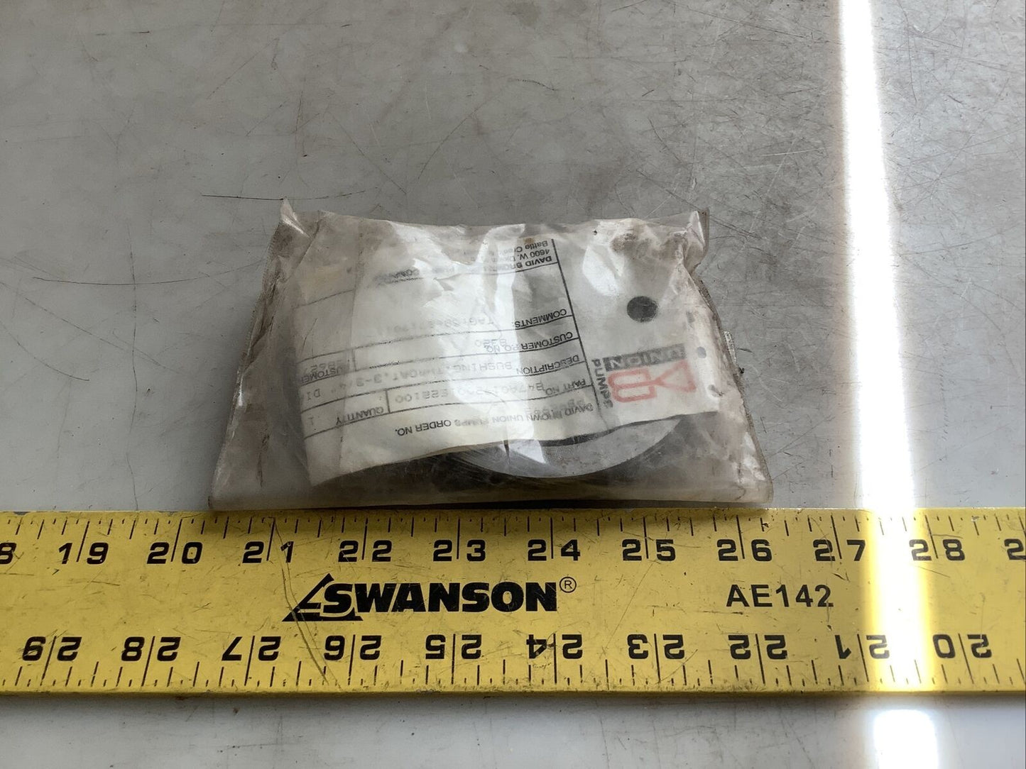 DAVID BROWN UNION PUMPS 847A0192001E22100 THROAT BUSHING 3-3/4IN OD 678