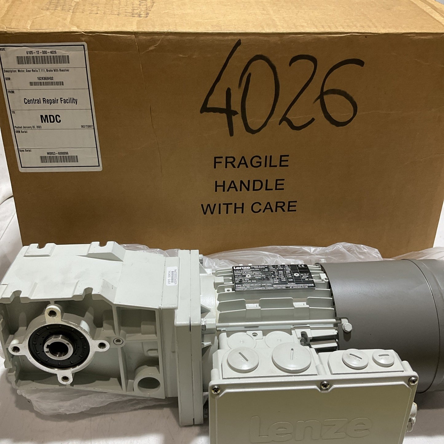 LENZE EN60034 GKR04-2M HAR080C31 MDSMABS GEARBOX MOTOR RATIO U3S