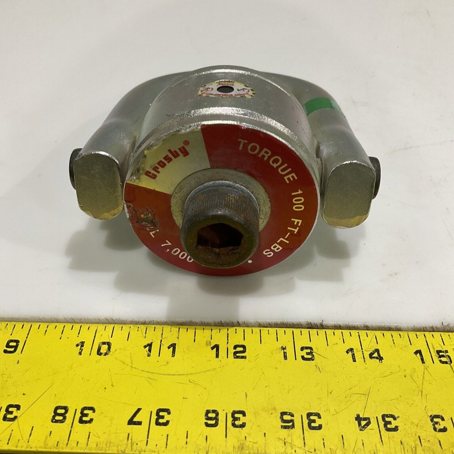 CROSBY CG F-3 7XK CE SWIVEL HOIST RING TORQUE 100 FT-LBS WLL 7000 LBS 107