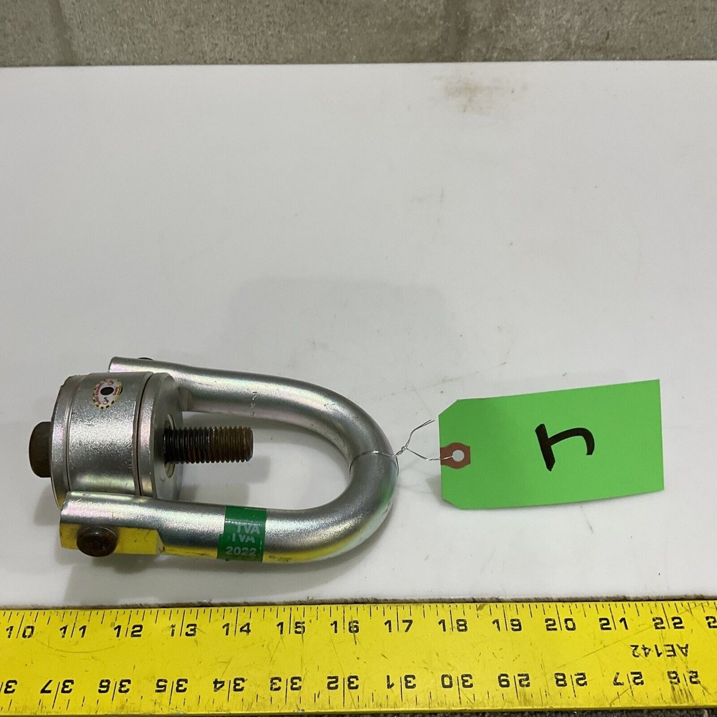 CROSBY CG F-3 7XK CE SWIVEL HOIST RING TORQUE 100 FT-LBS WLL 7000 LBS 107