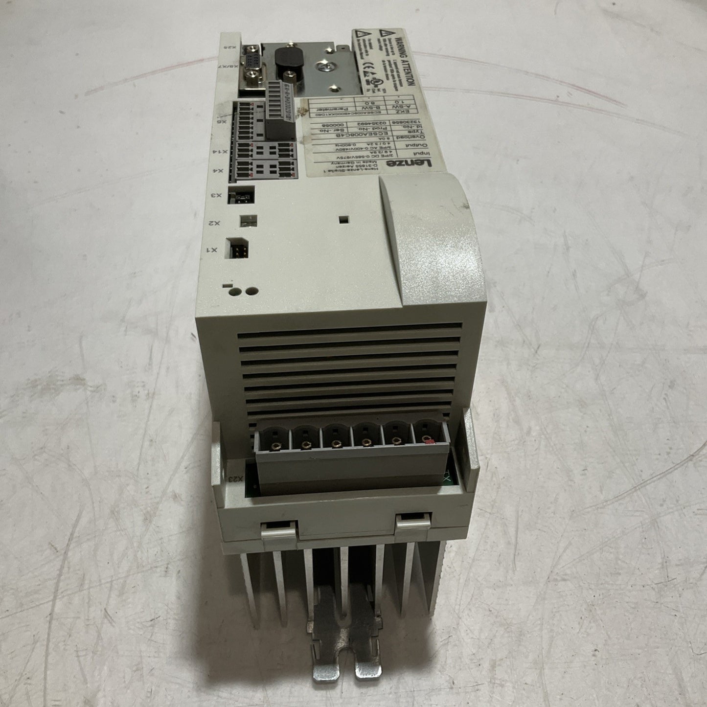 LENZE ECSEA008C4B SERVO DRIVE CONTROL MODULE XE25