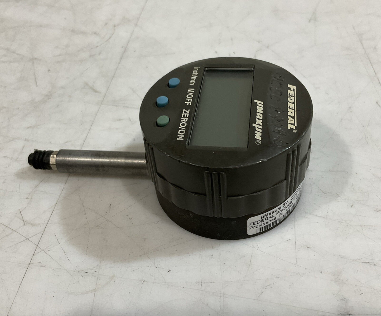 FEDERAL EDI 10202 ELECTRONIC DIAL INDICATOR 3VDC U3S