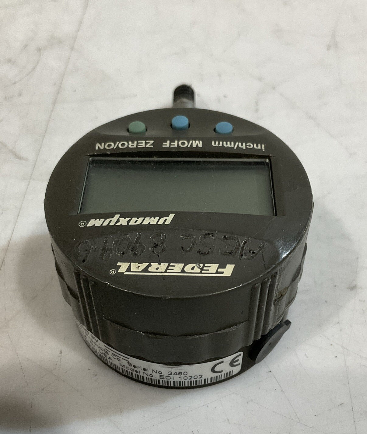FEDERAL EDI 10202 ELECTRONIC DIAL INDICATOR 3VDC U3S