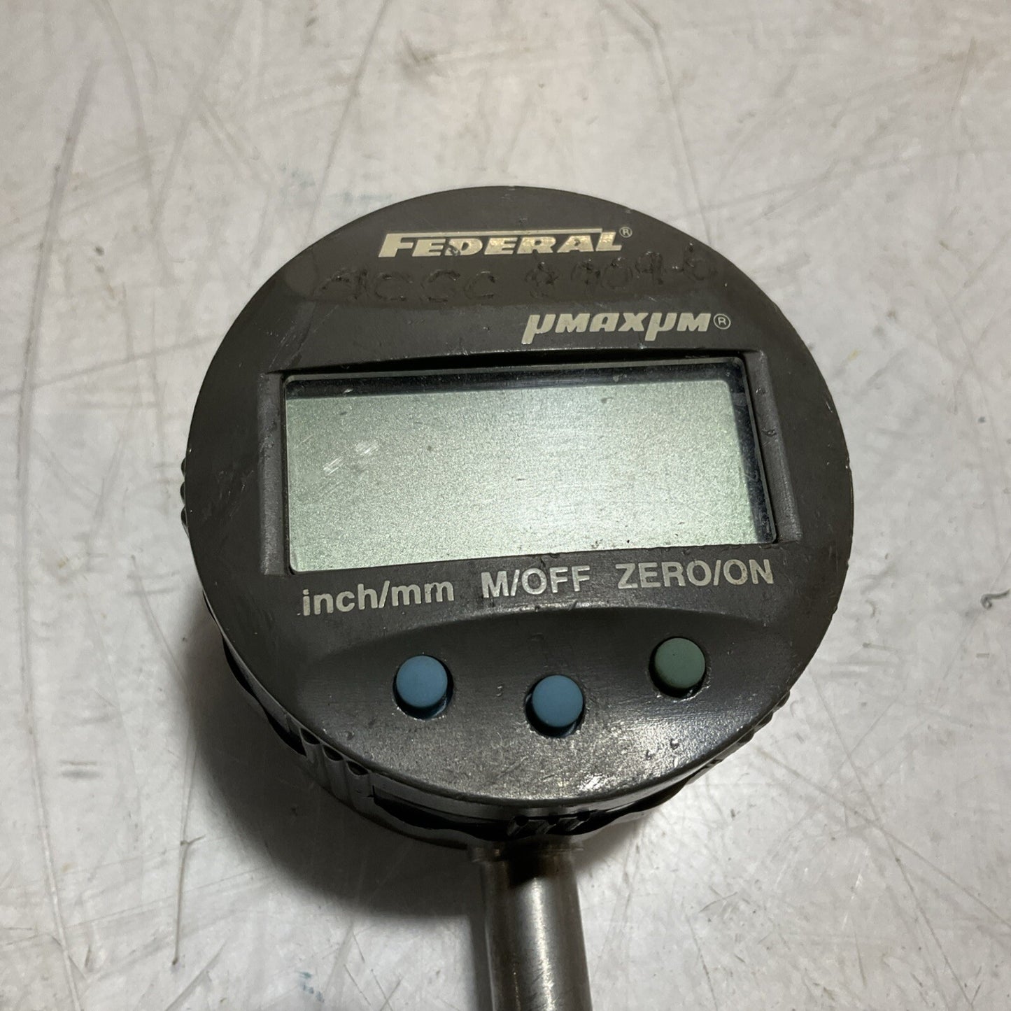 FEDERAL EDI 10202 ELECTRONIC DIAL INDICATOR 3VDC U3S