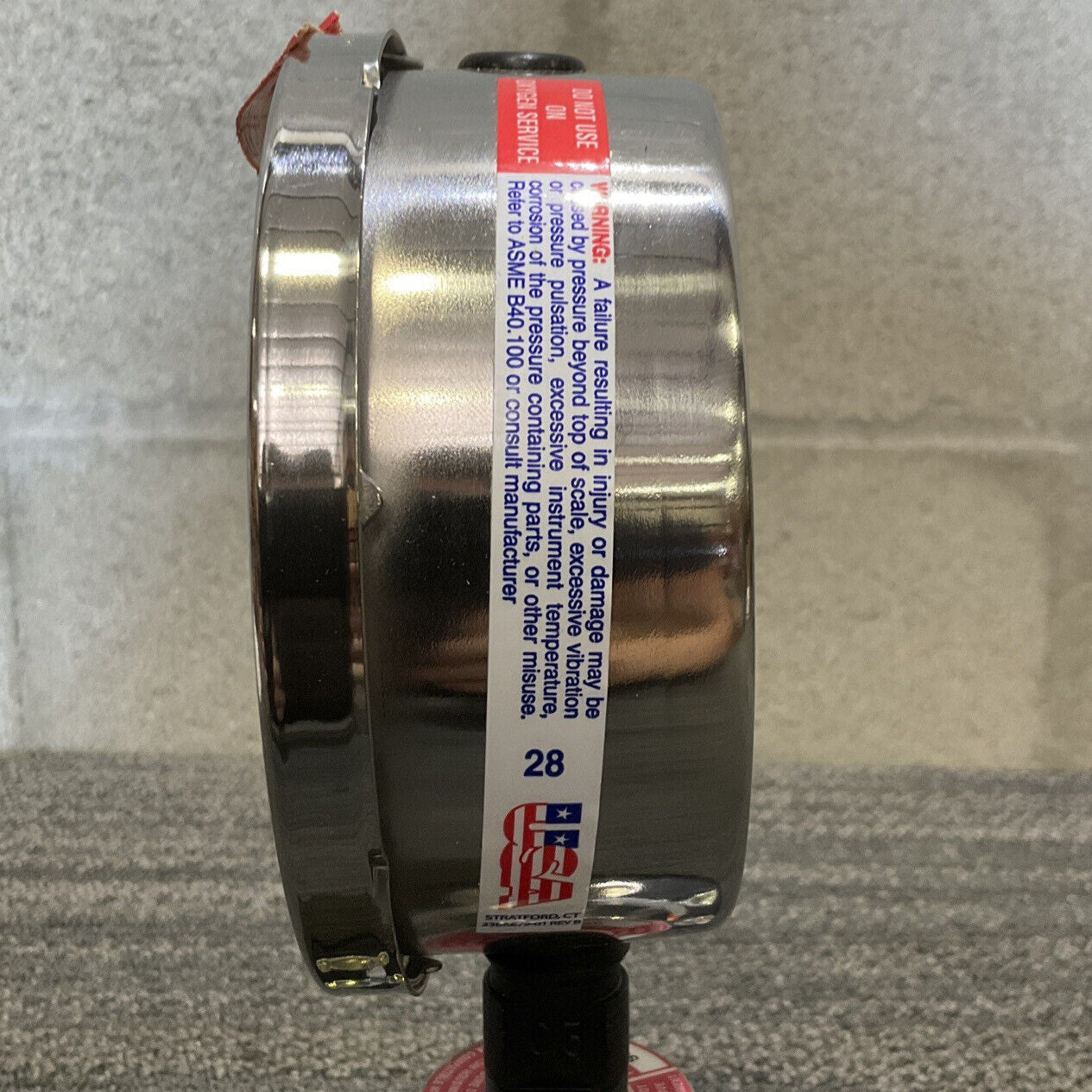 ASHCROFT GAUGE 45 1009S 04L XCK WITH DIAPHRAGM SEAL 50 200TC 04T XCK