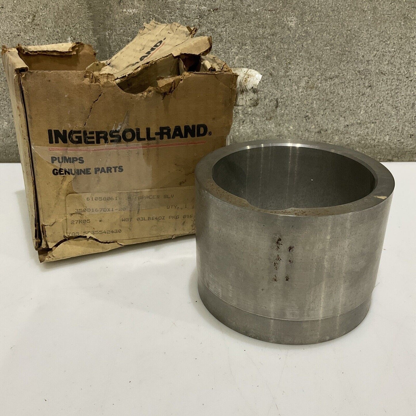 INGERSOLL RAND 61058061 350D167DX1-20 5835542430 SPACING SLEEVE 678