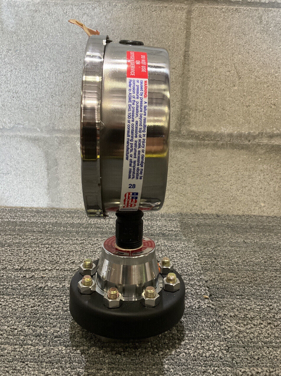 ASHCROFT GAUGE 45 1009S 04L XCK WITH DIAPHRAGM SEAL 50 200TC 04T XCK