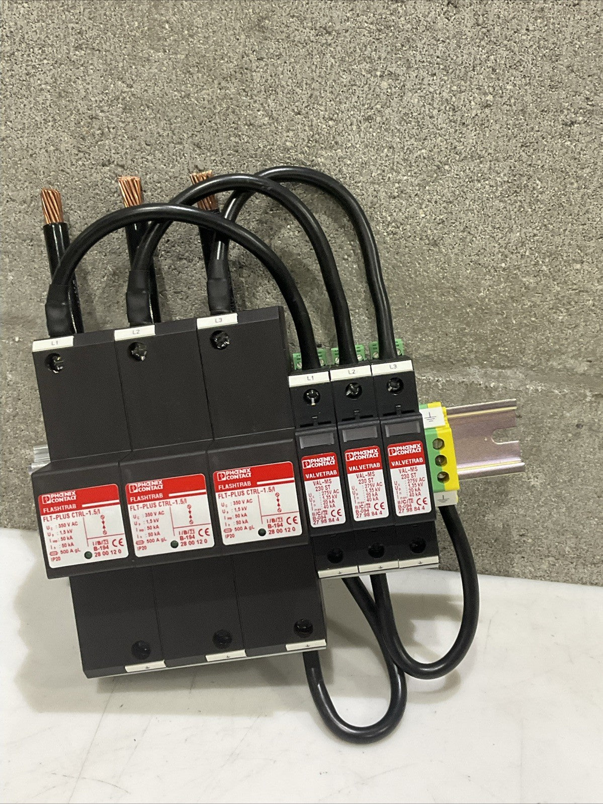 PHOENIX CONTACT 5603415 5651462 1163D TRANSIENT SURGE VOLTAGE SUPPRESSION KITU3S