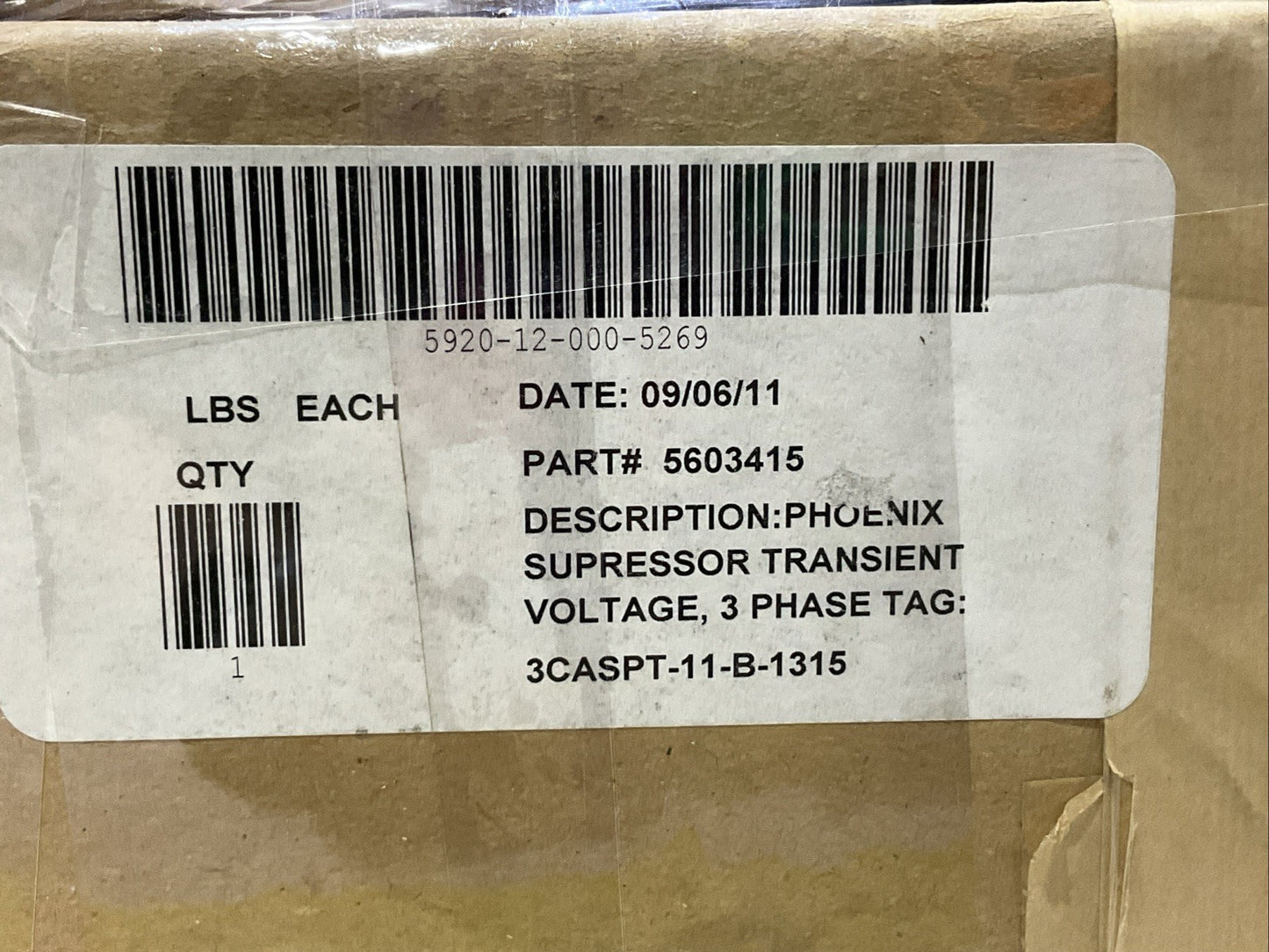 PHOENIX CONTACT 5603415 5651462 1163D TRANSIENT SURGE VOLTAGE SUPPRESSION KITU3S
