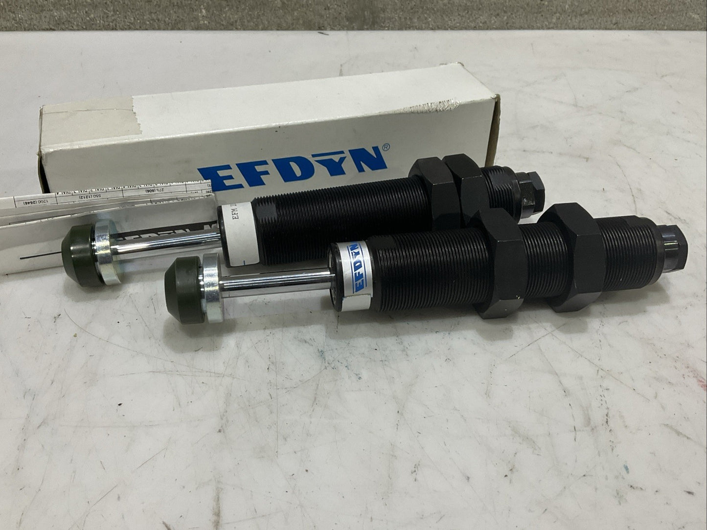 EFDYN EFM 20-50-3C SELF COMPENSATING MINI BUFFER 50MM STROKE LOT OF 2 Z2M