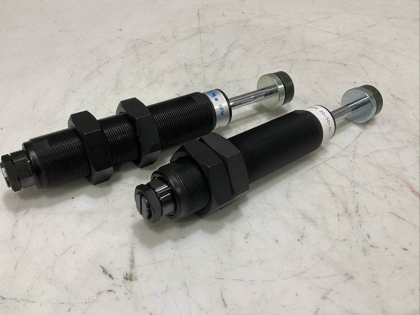 EFDYN EFM 20-50-3C SELF COMPENSATING MINI BUFFER 50MM STROKE LOT OF 2 Z2M