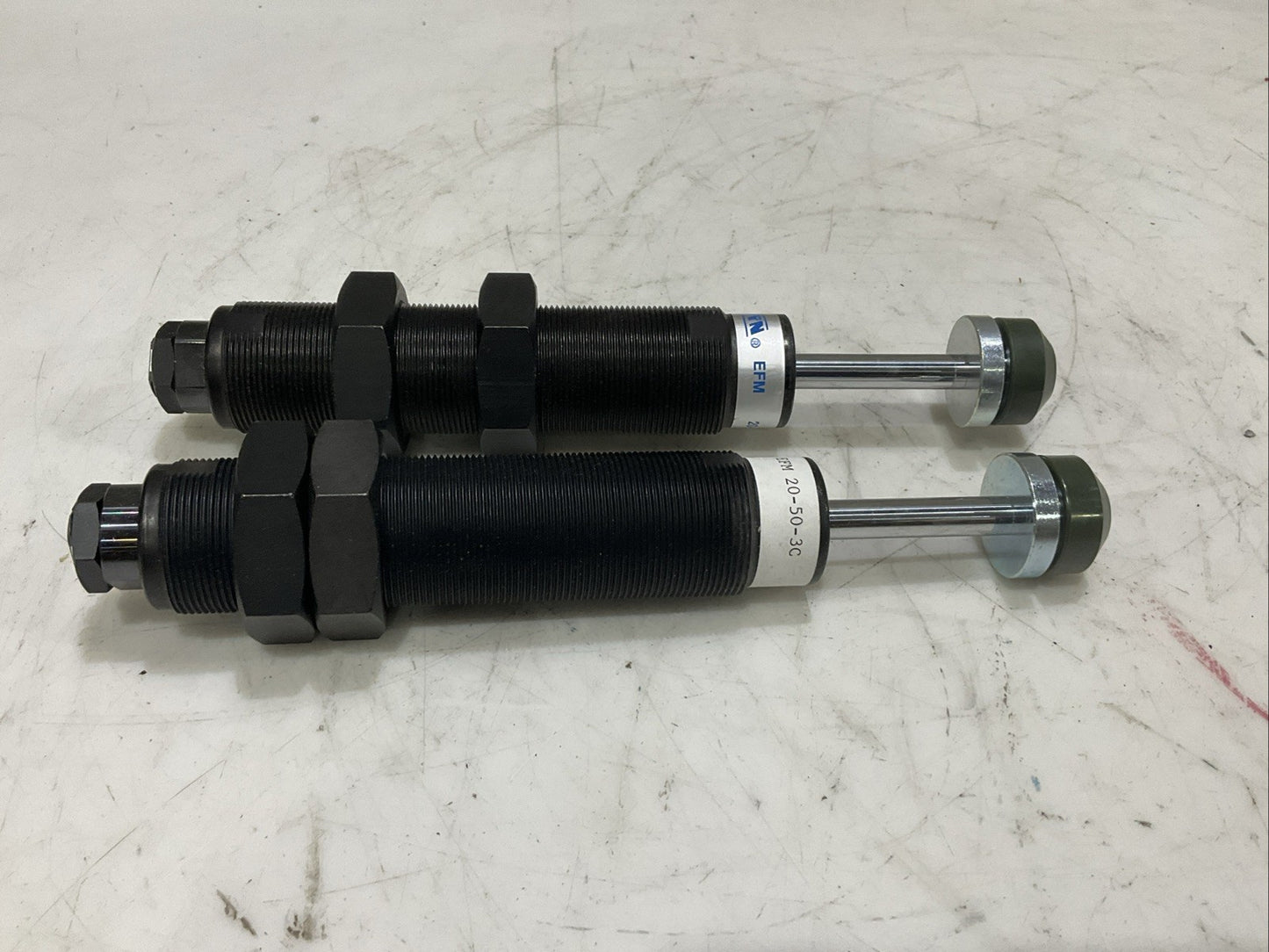 EFDYN EFM 20-50-3C SELF COMPENSATING MINI BUFFER 50MM STROKE LOT OF 2 Z2M