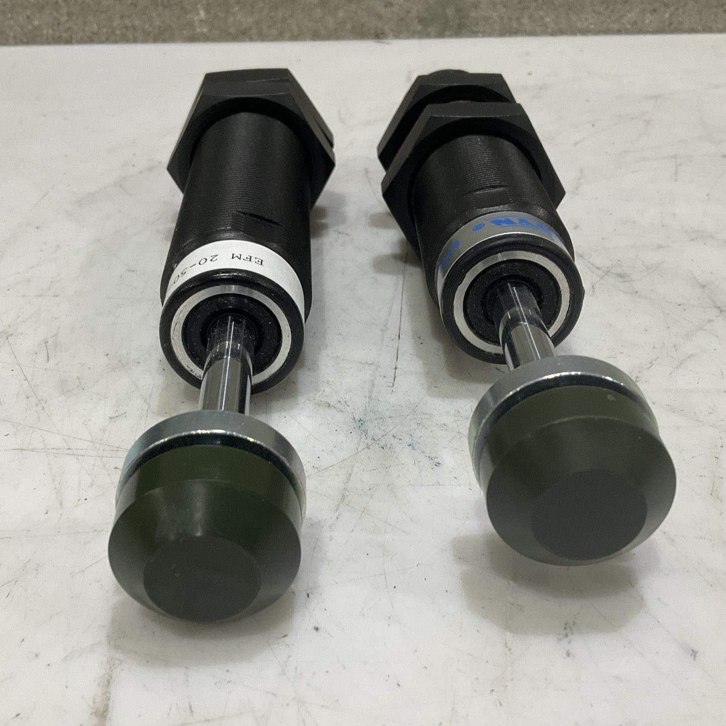 EFDYN EFM 20-50-3C SELF COMPENSATING MINI BUFFER 50MM STROKE LOT OF 2 Z2M