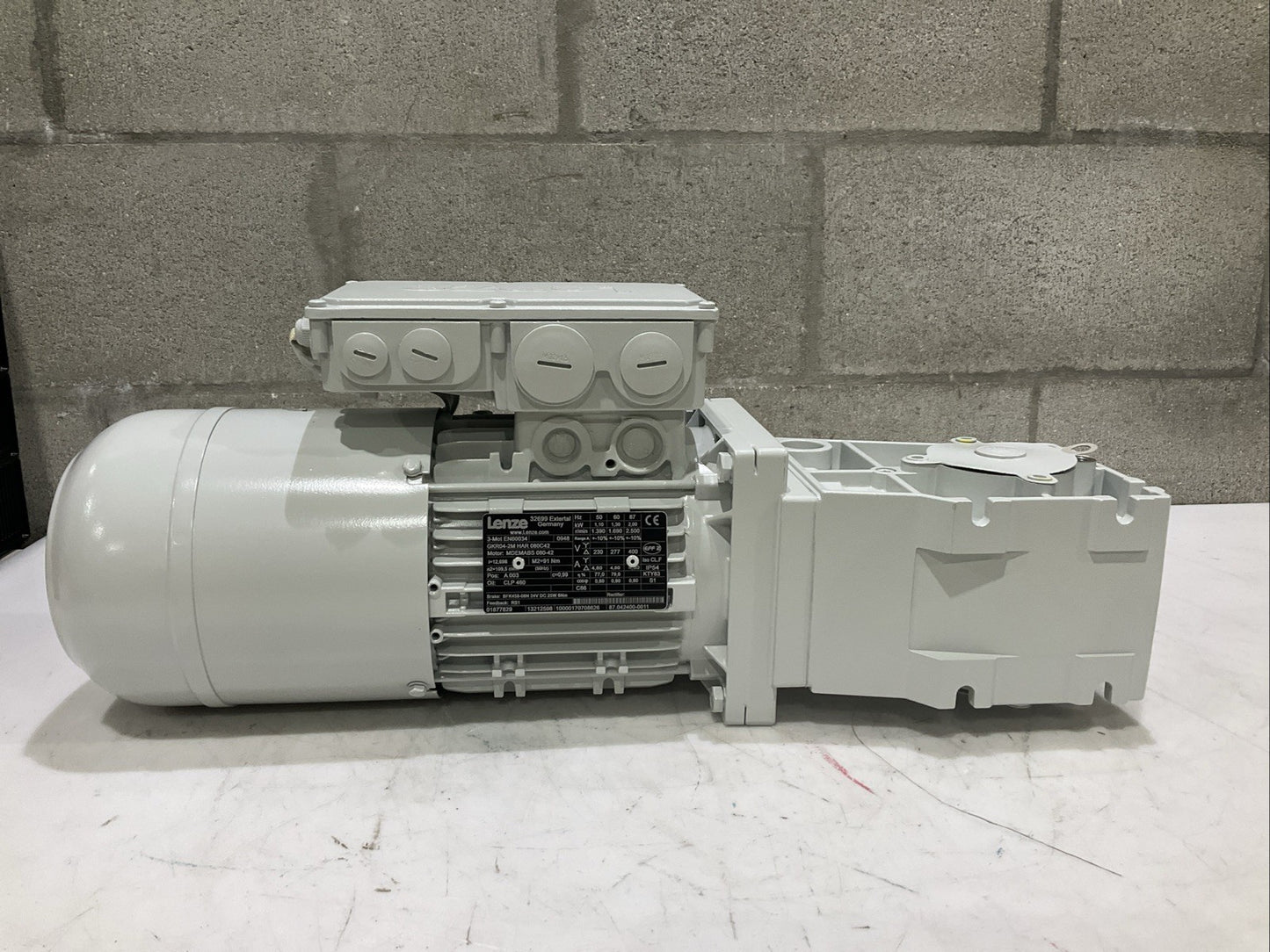 LENZE GKR04-2M HAR 080C42 MDEMABS 080-42 GEAR MOTOR U3S