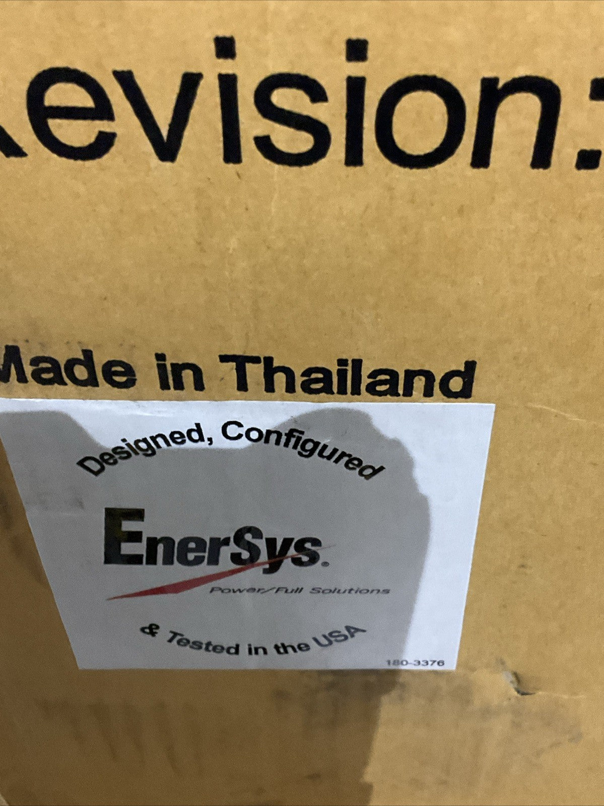 ENERSYS EI3-HL-4Y IMPAQ FORKLIFT L-A FORKLIFT BATTERY CHARGER 480V 50/60HZ (NEW)