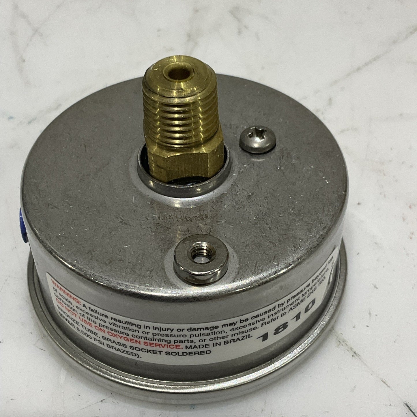 ASHCROFT 63 1008 AL02B 160#-BCE PRESSURE GAUGE GLYCERIN 1100 KPA LOT OF 3 Z2M