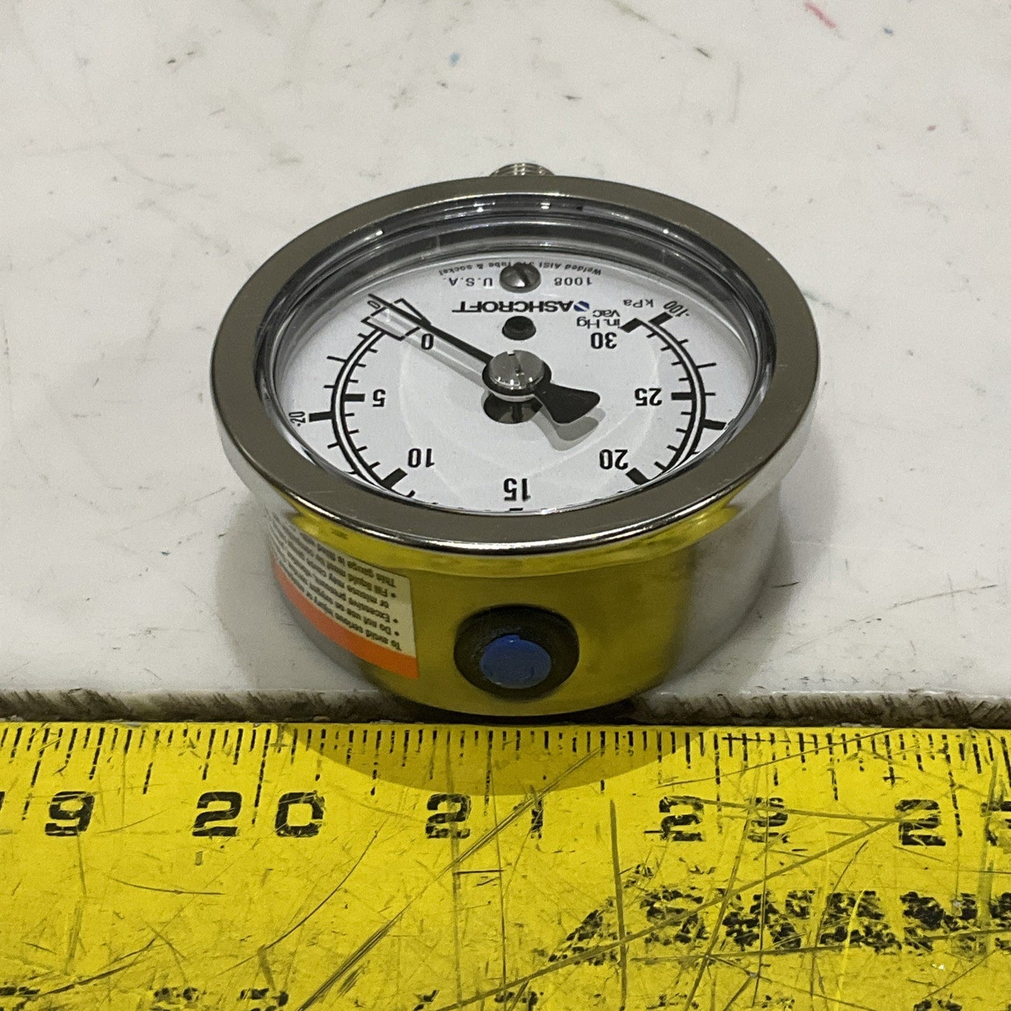 ASHCROFT 63-1008-S-02L-30/0IMV/KP INDUSTRIAL DURALIFE GAUGE 63MM LOT OF 2 Z2M